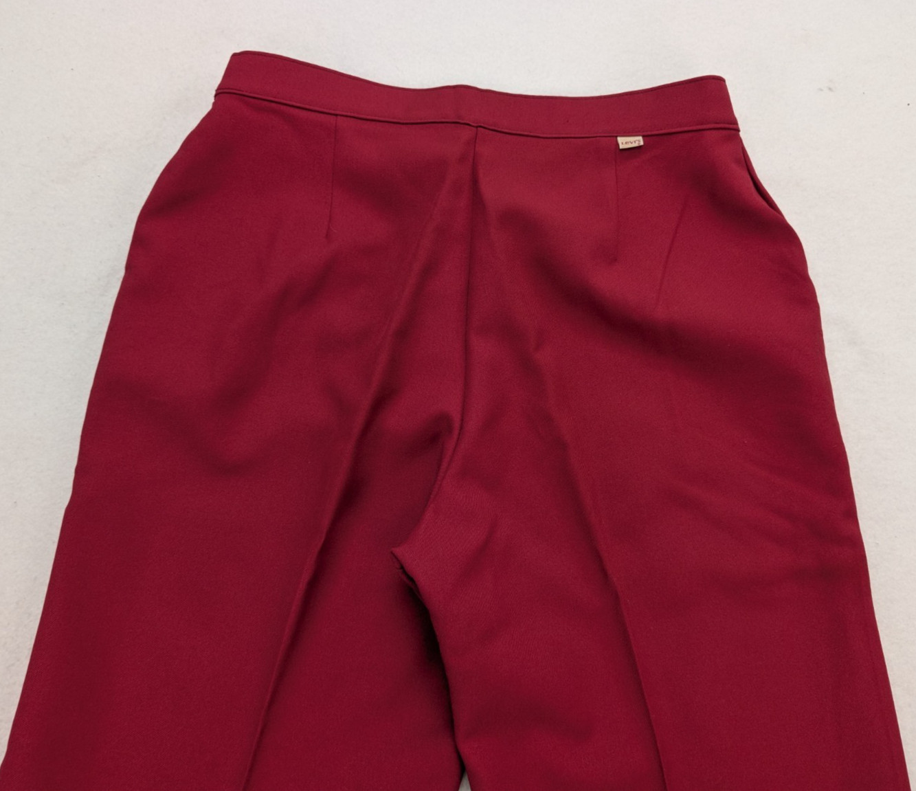 Levi Straus Vintage 70s Women’s Pants Size 34×29 Wide Leg Pink-Red