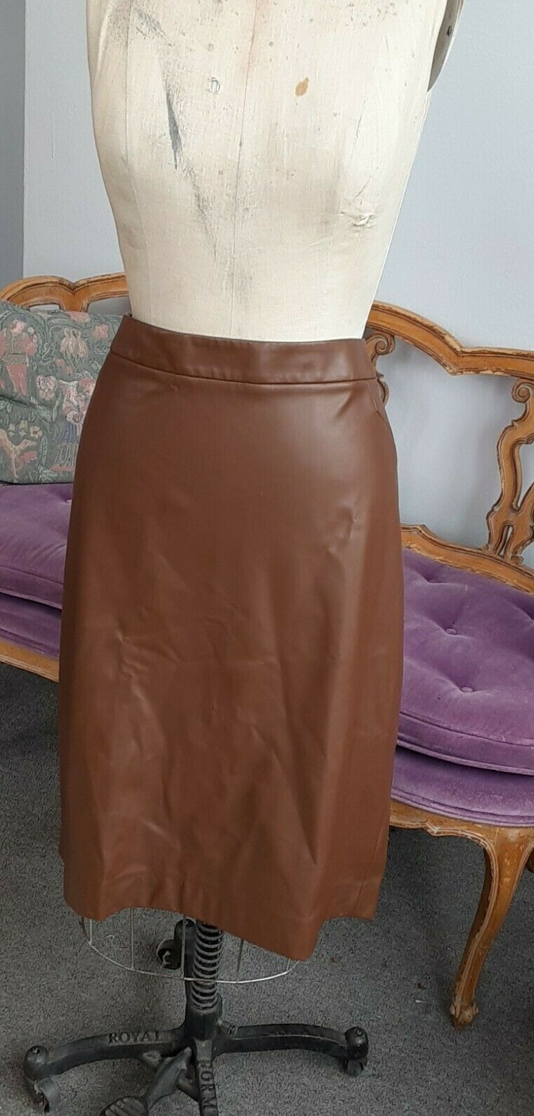 Vintage 1990s Leather Skirt – Assorted Larger Sizes