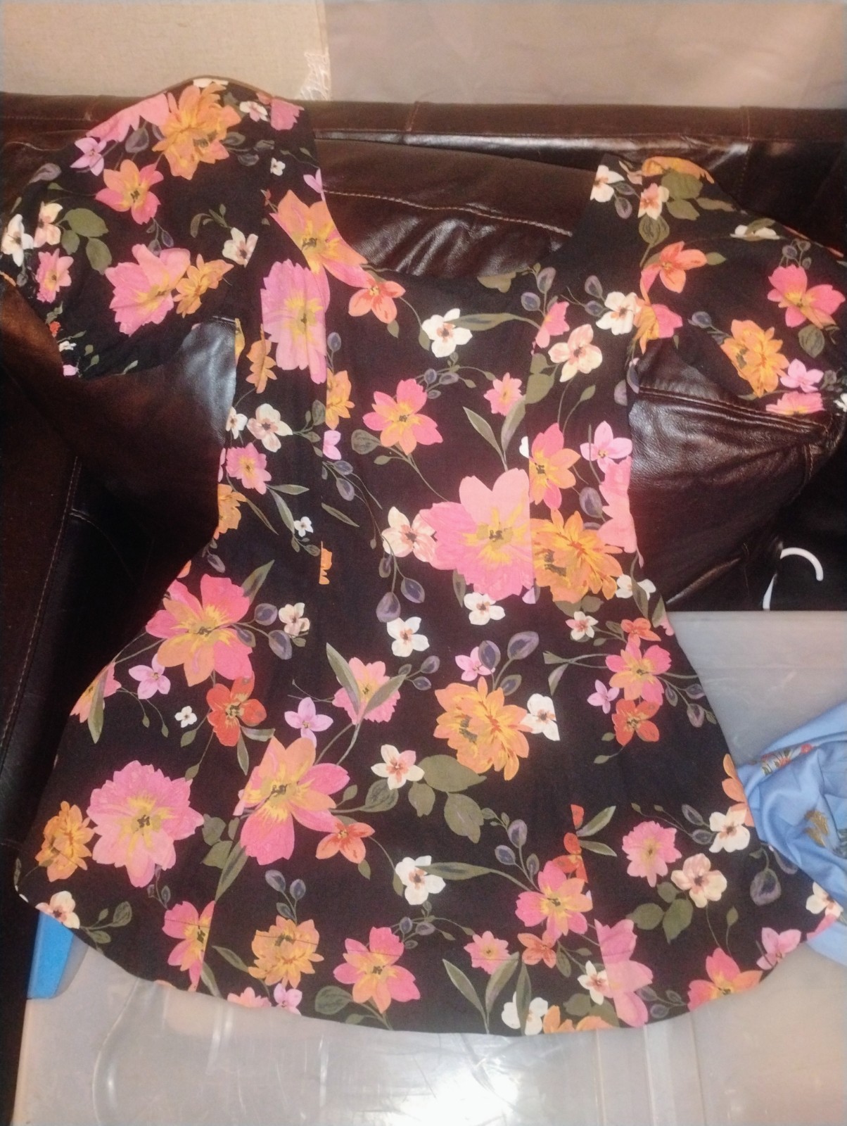 Women’s Floral Print Midi Dress SzL