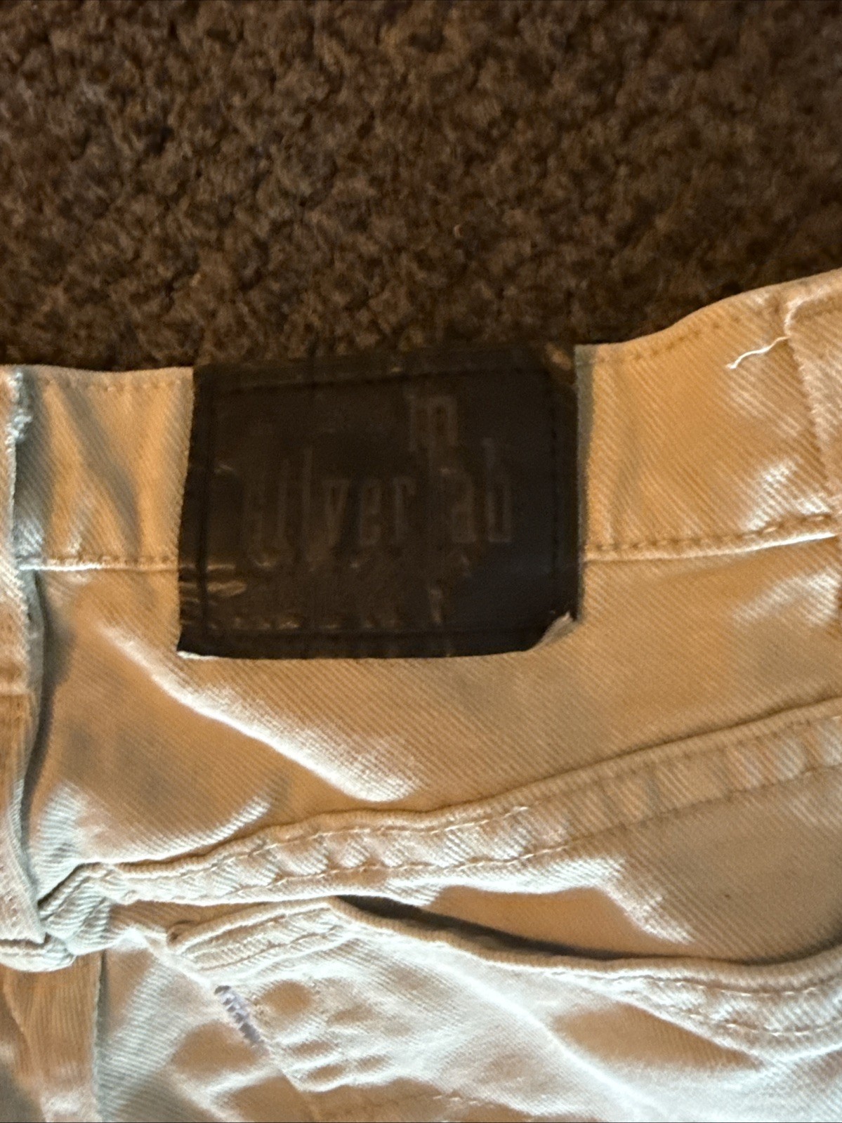 Vtg 90s Levi’s SilverTab Loose Fit Khaki Pants Womens Size 6 Made USA Workwear