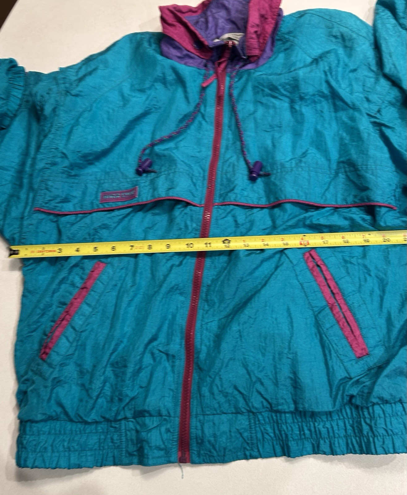 Vintage 80s R.E. Sport Rivers Edge Warm Up Track Suit Fits L Shoulder Pads