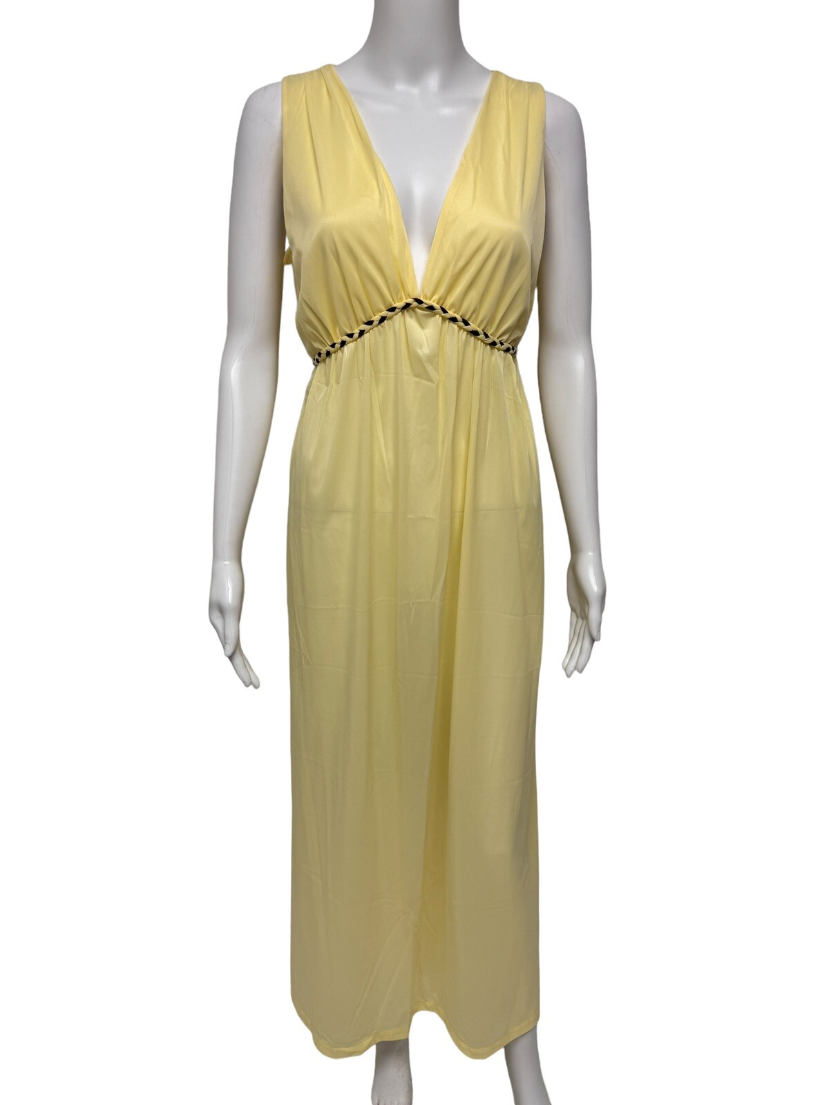 Vintage Avian Lingerie women’s Lingerie Babydoll Nightgown yellow size M