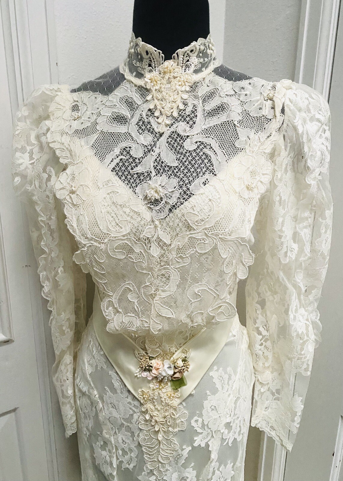 New WT 1970’s Susan Lane’s Country Elegance Victorian Wedding Dress 8