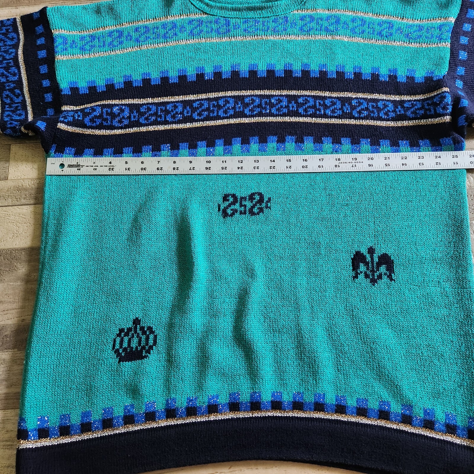 Vintage Oversized Boxy Avant-Garde Knit Sweater 80s-90s Handmade Europe L-XL