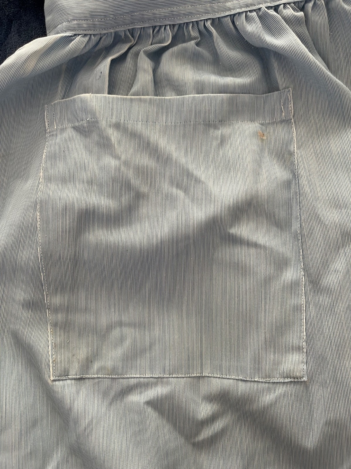 Genuine 1940s American Red Cross Nurse’s Aide Uniform w/ Pinafore, Blouse, Pin