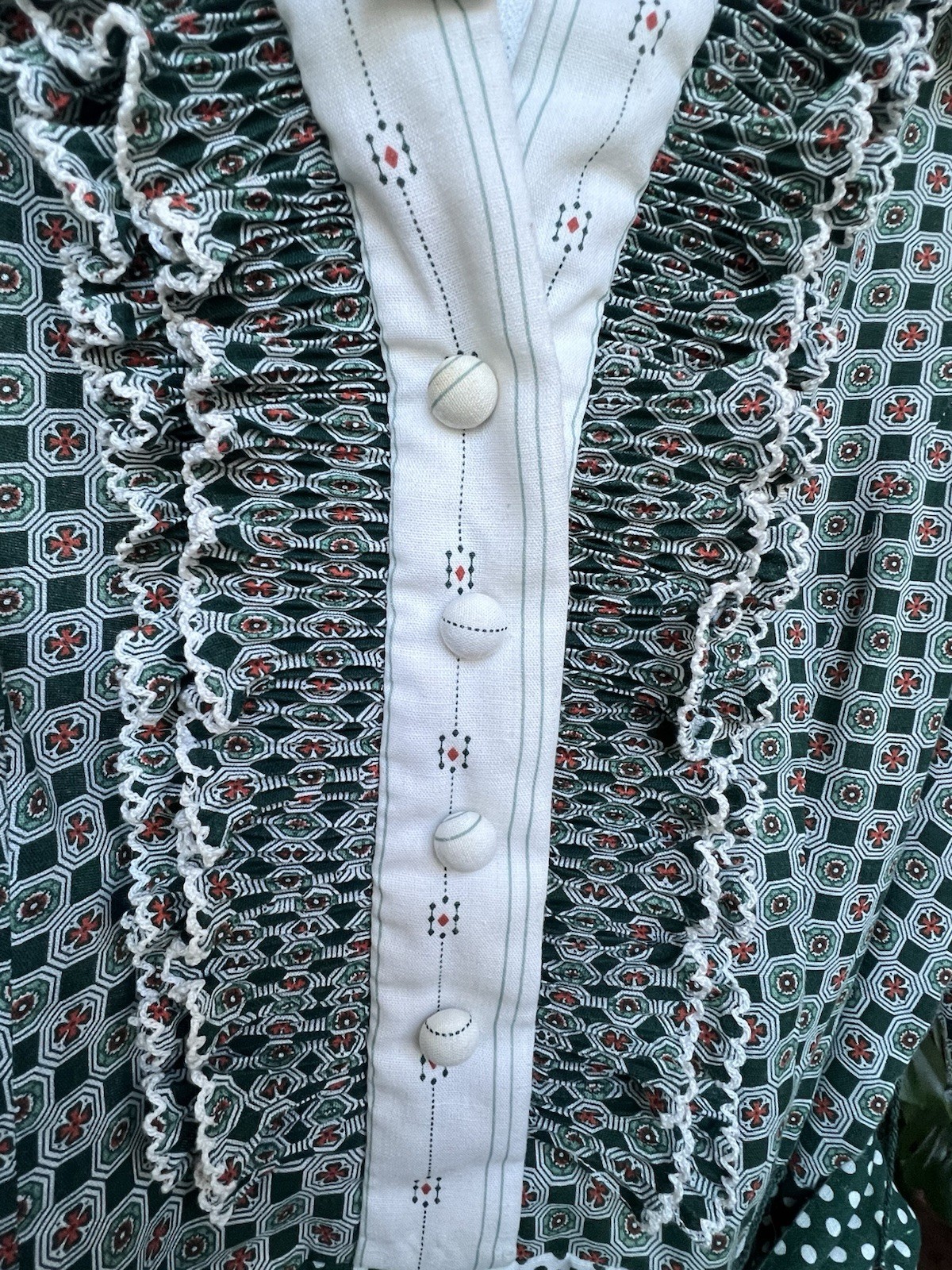 Vintage Eleanor Brenner Couture Handmade One Of A Kind Maxi Dress 1972-1973