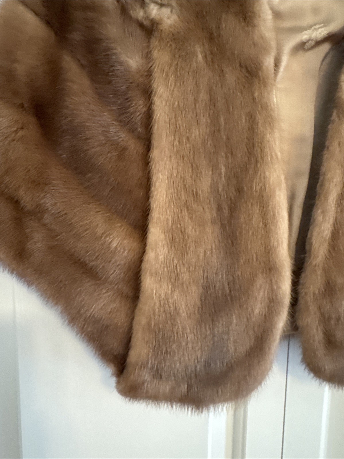 Vintage Women’s Mink Stole J.L. Hudson’s Detroit Capelet – One Size Bt1