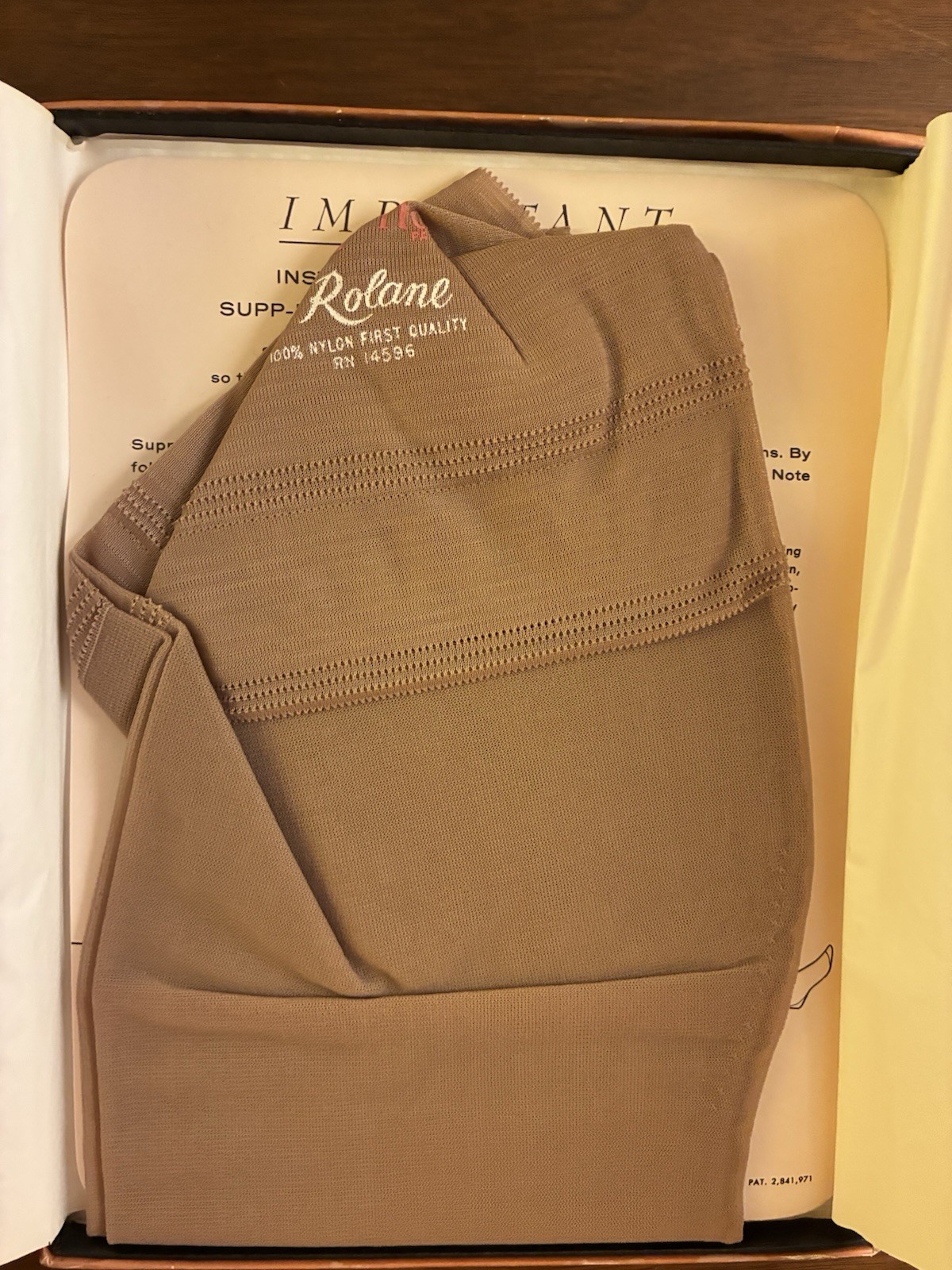 Lot Of 3 VTG Supp-Hose By Roland Seamless BEIGE L x 2 . XL – TAUPE XL x 1 NOS
