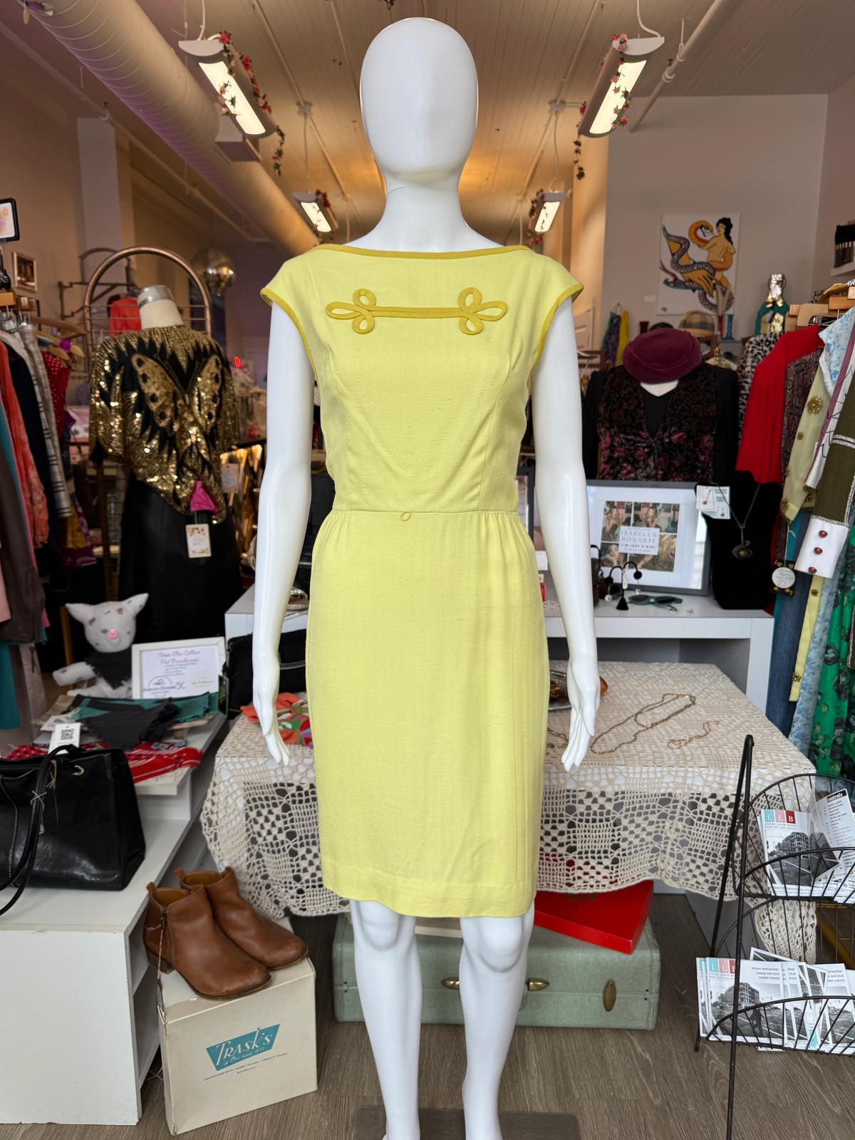 Lemon Wiggle Dress