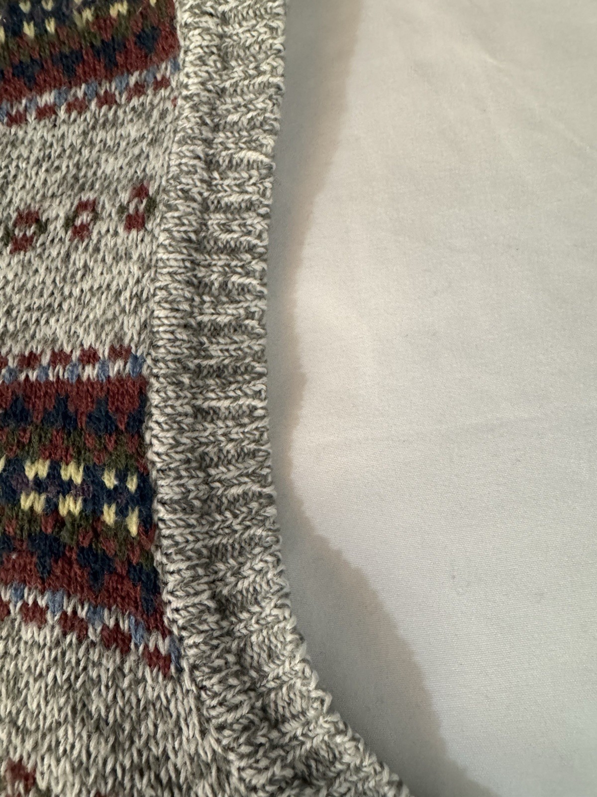 Vintage 90s Knit Sweater Vest Granny Core Cottage Preppy Size Small