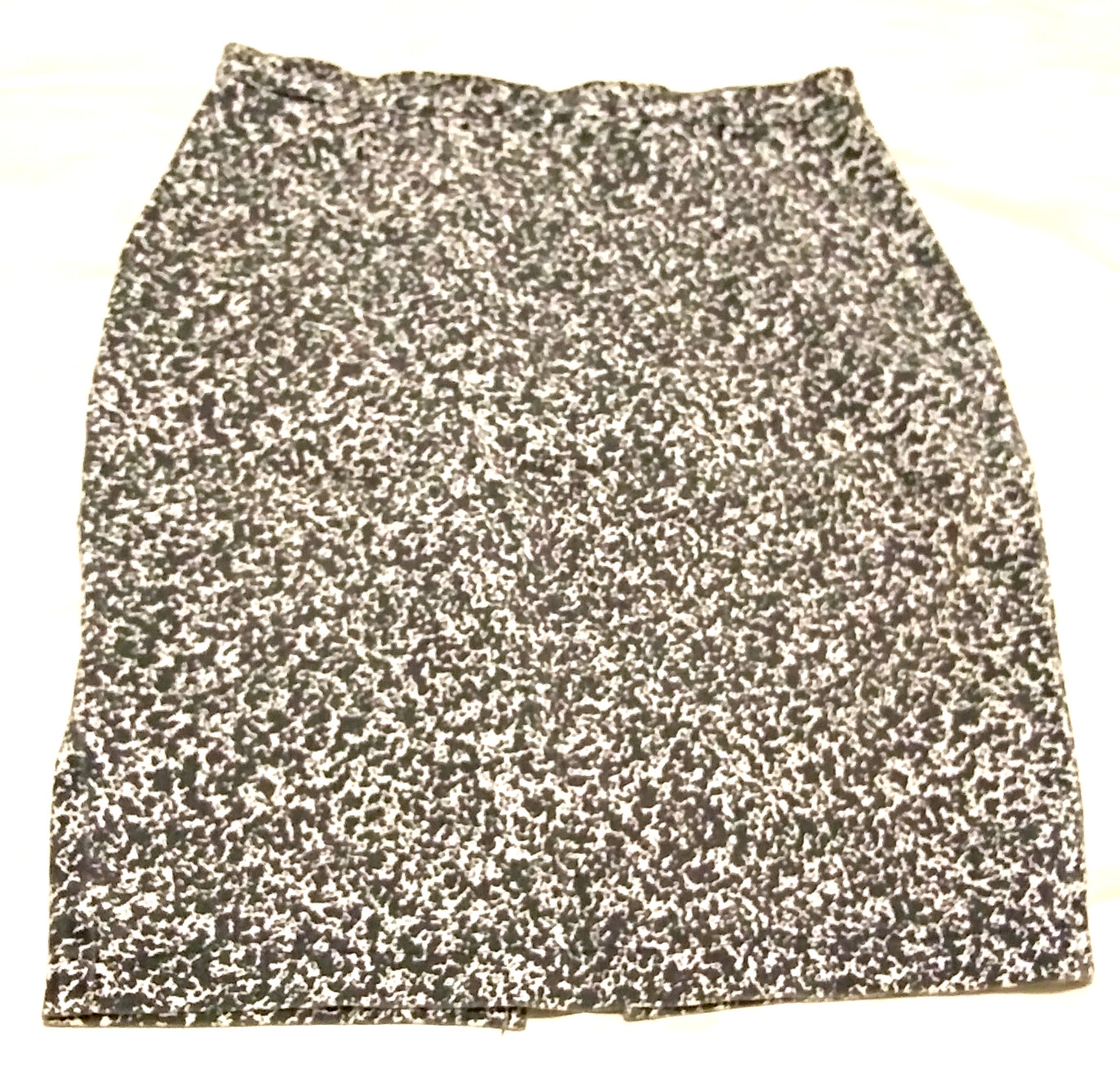 Vintage 1980s JouJou Black White Camo Mini Skirt Juniors Size 7