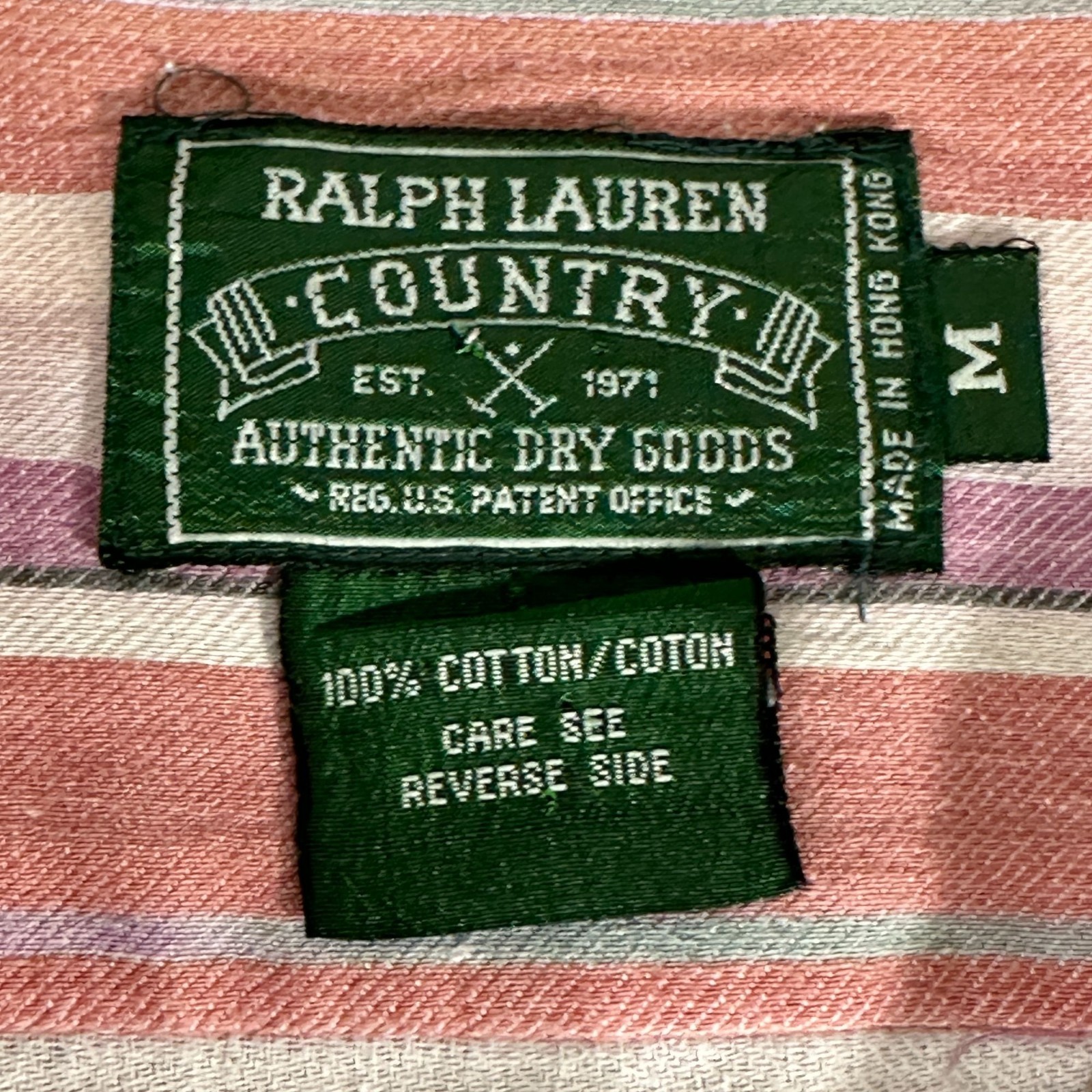 Vintage 80-90s RALPH LAUREN COUNTRY Shirt Womens M Adobe Brown Aztec Stripe