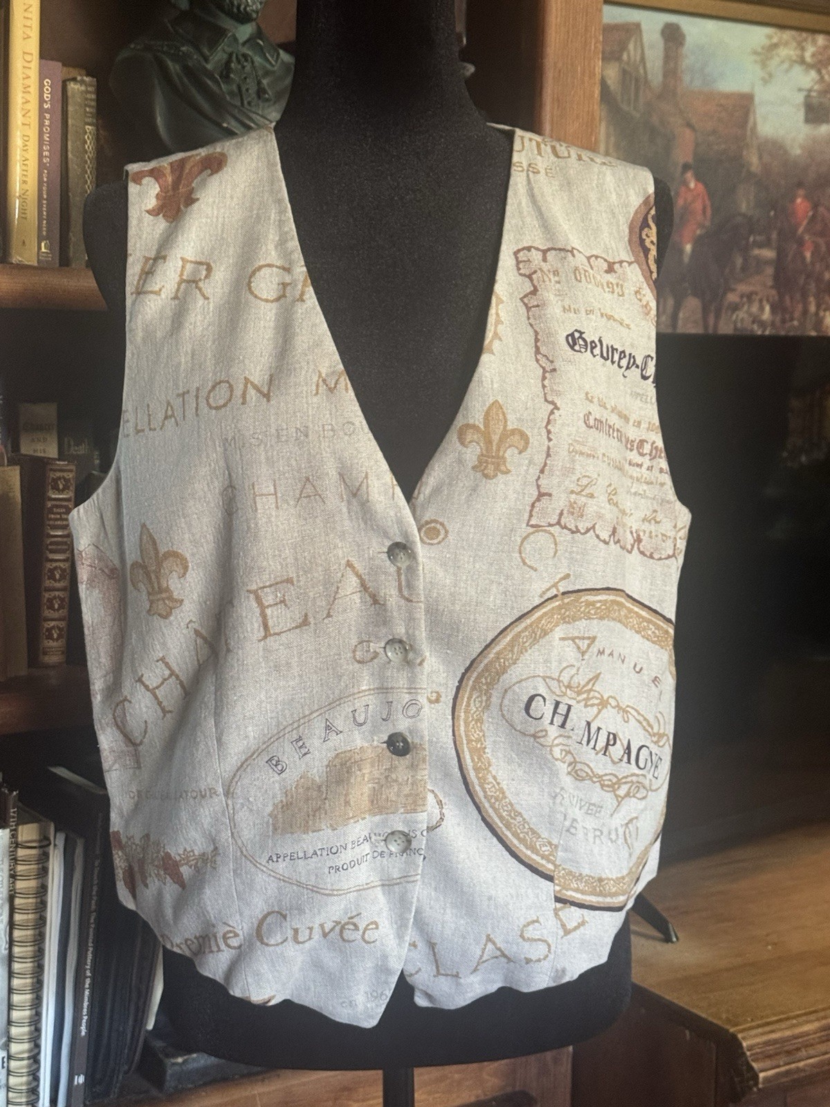 Vintage Emmanuel Ungaro Vest Size 12 Cool Rare 1980’s Piece