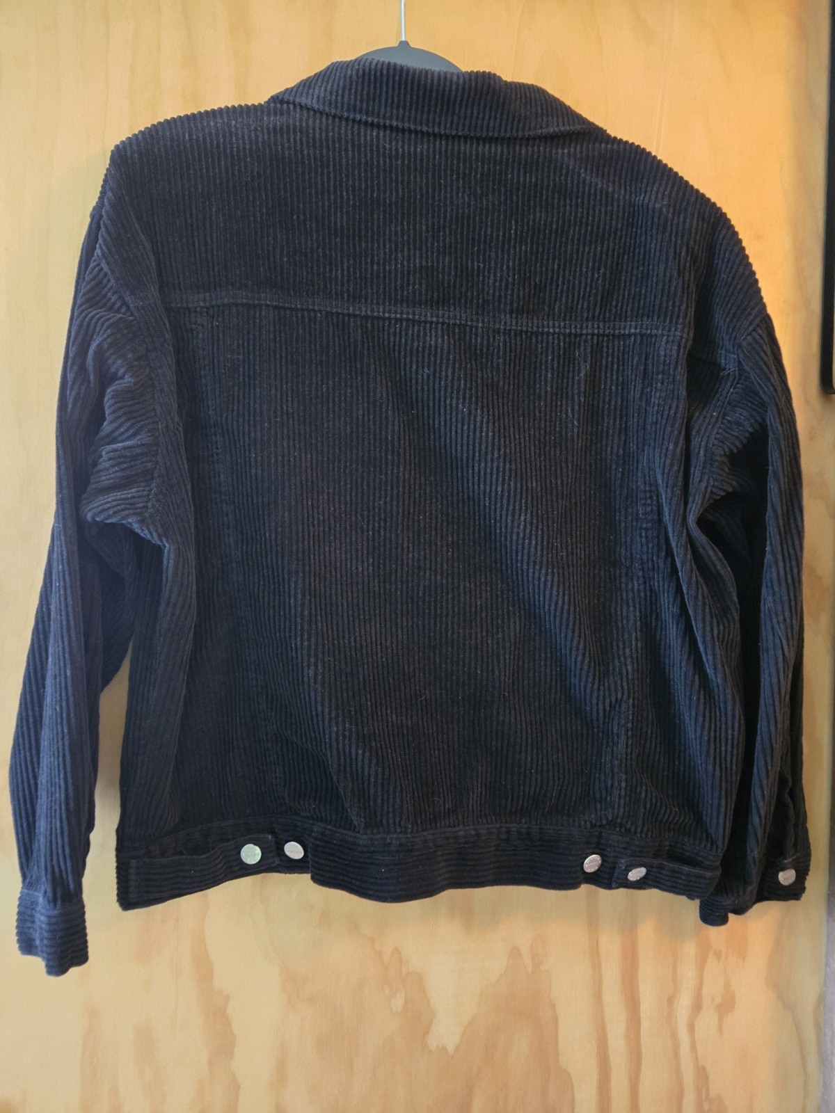 Mahudi Vintage Black Corduroy Jacket Sz L