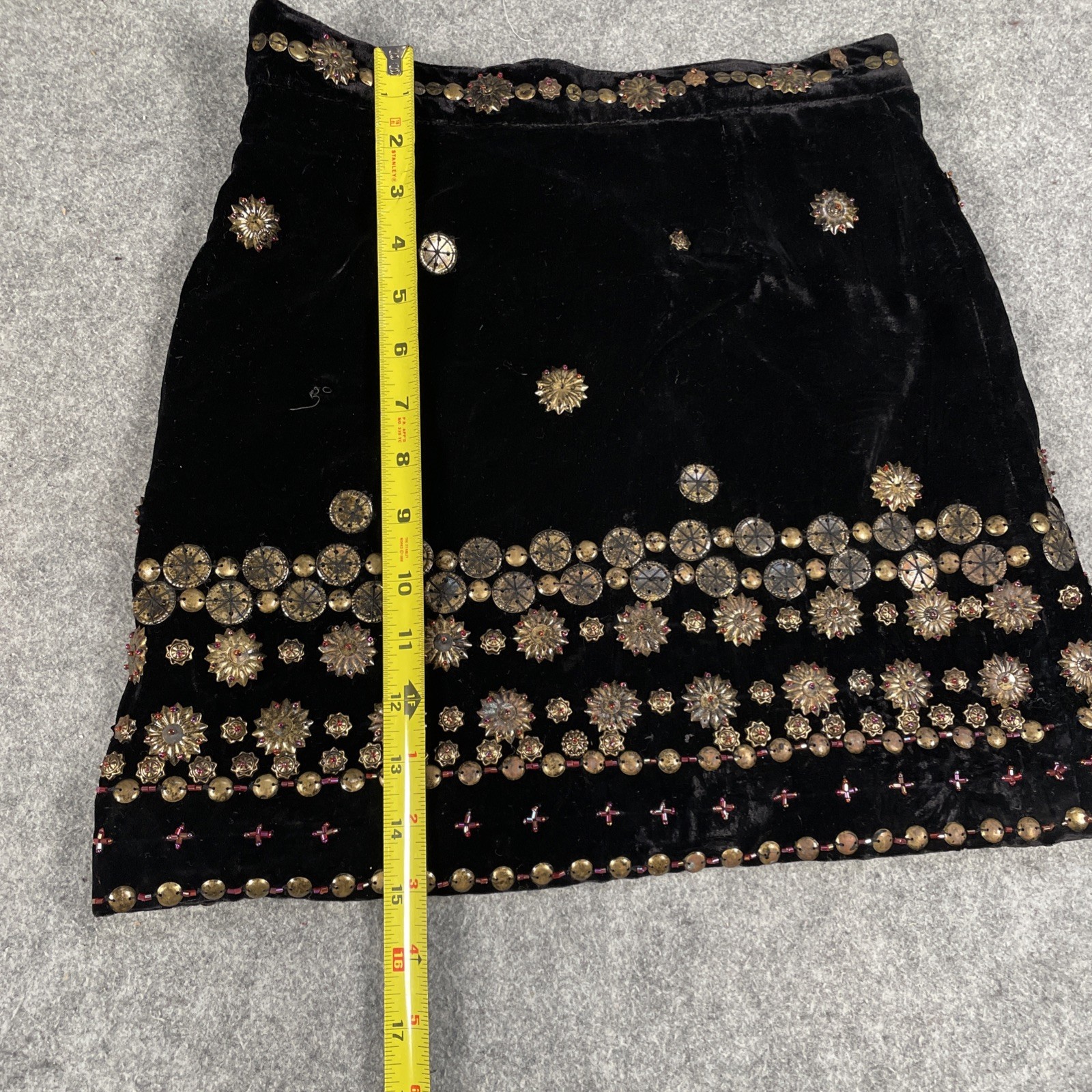 Vintage 90s Velvet Skirt