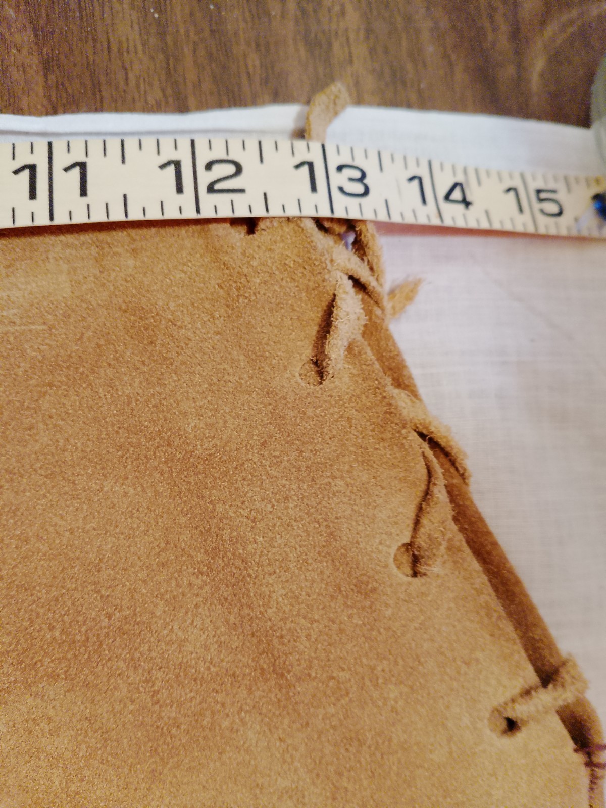Fringed Leather 2 piece mini skirt and vest. Hippie/Western/Indian See notes
