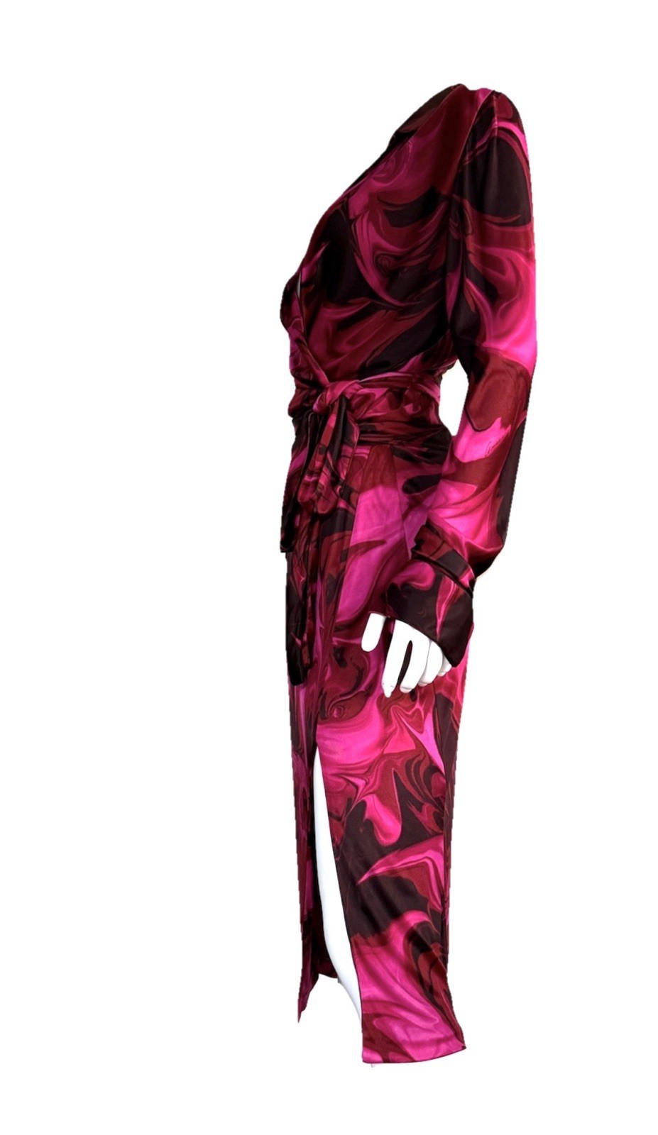 *GUCCI by TOM FORD* S/S 2001 “Liquid Magma” 2-Piece Wrap Top & Skirt Ensemble
