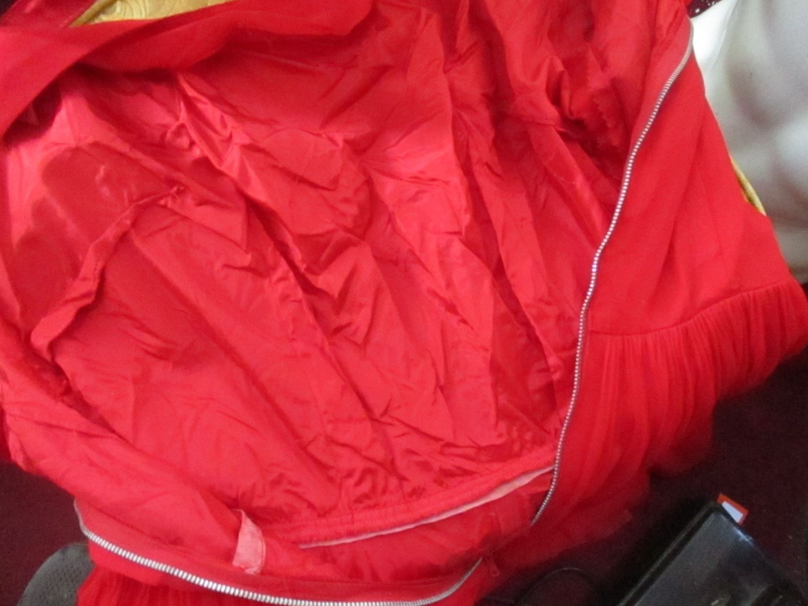 sz 14 True Vintage 1950’s Dress L’Aiglon Rayon Cherry Red Belted MCM Atomic