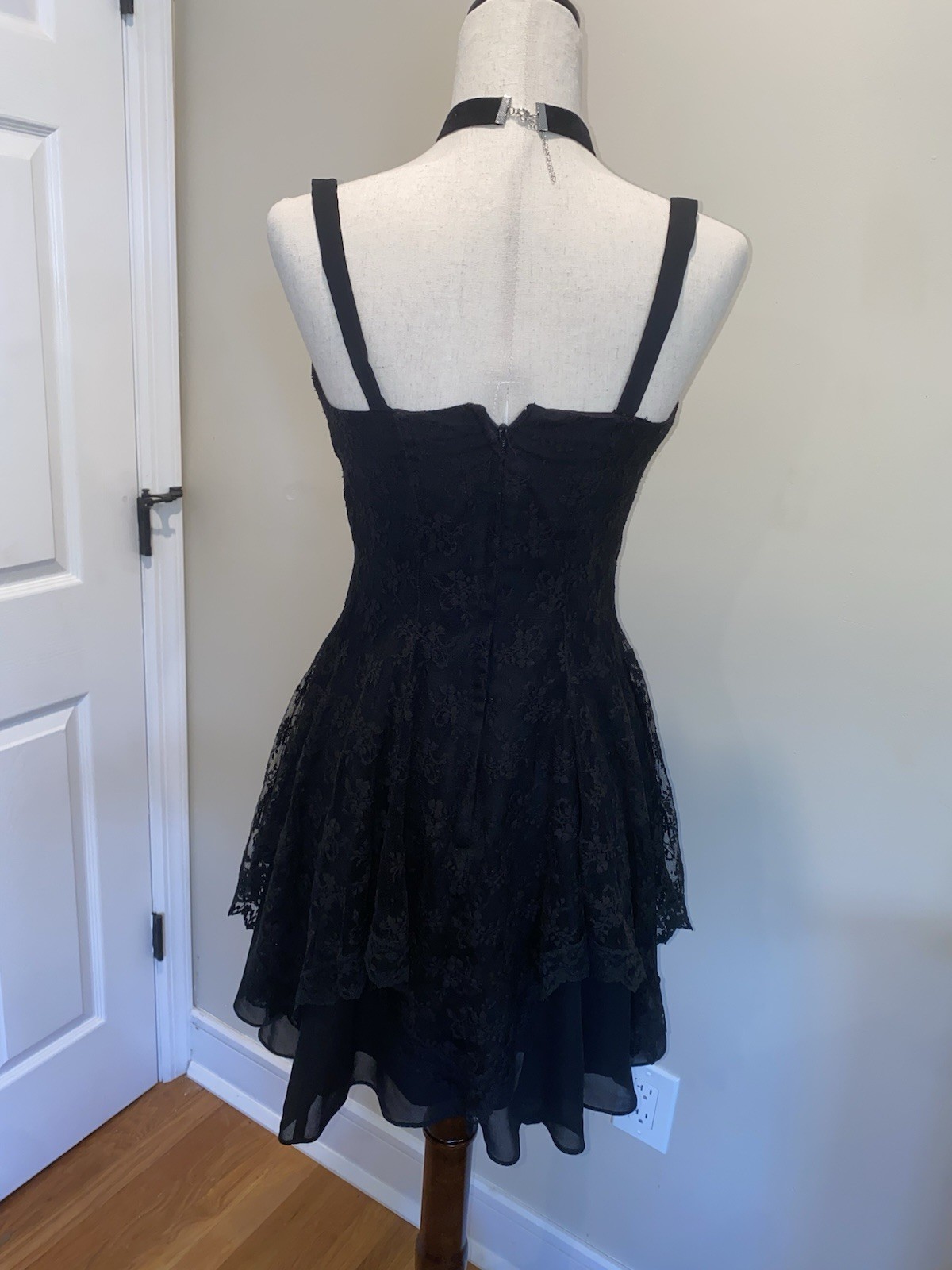 Jessica McClintock Gunne Sax Vintage Gothic lace dress size 4/6
