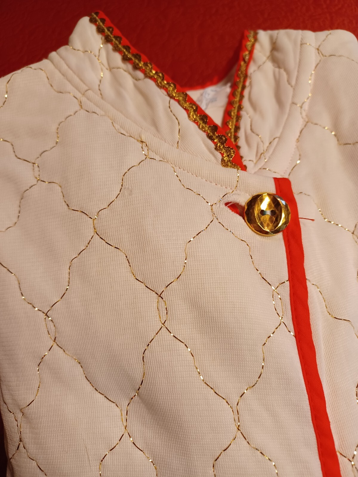 True VTG Mid-century 1950s 1960s Asian Influence Robe „Dream Wear” MCM LanternS