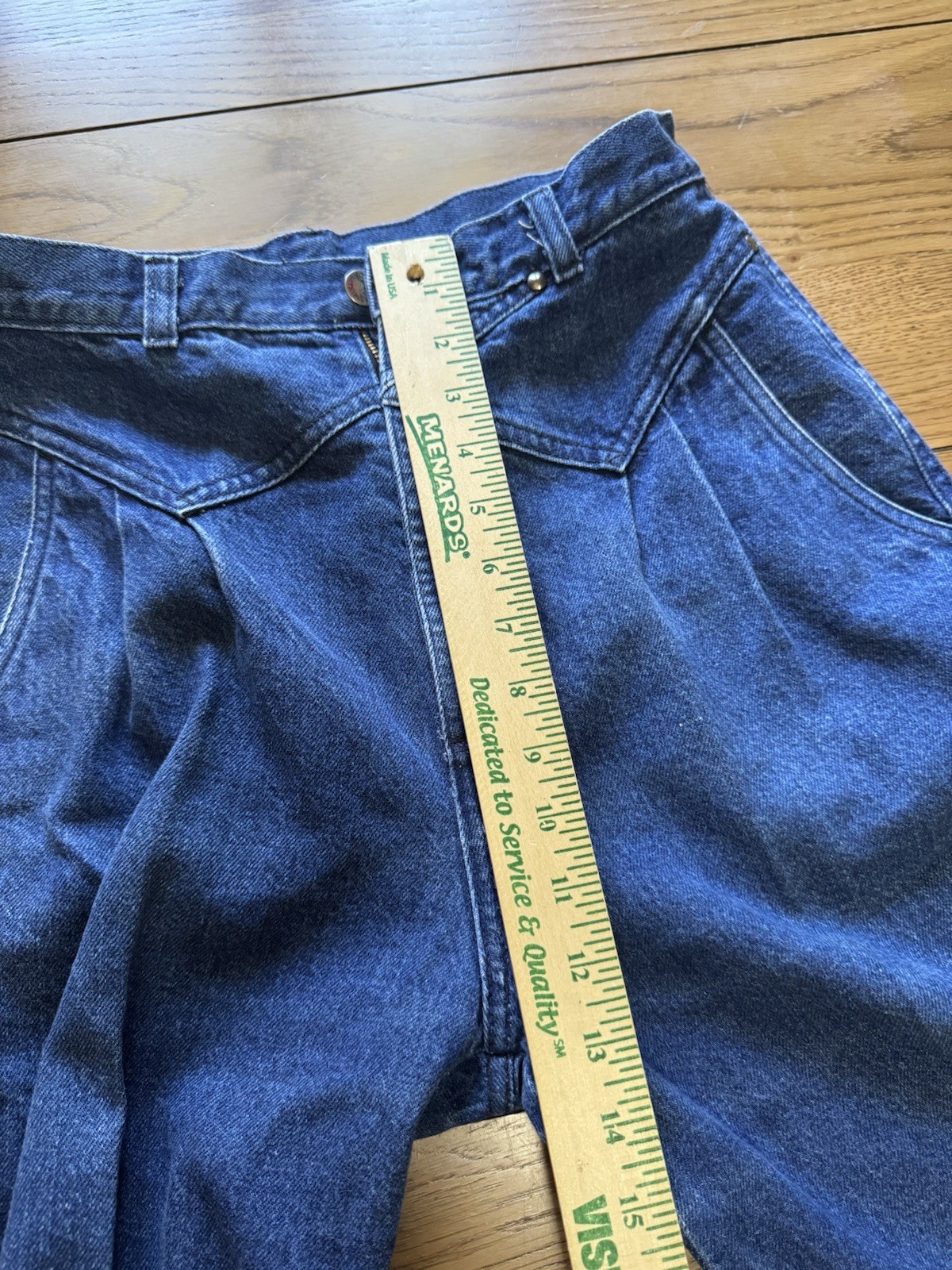 Ms Rocky Mountain Jeans Bareback Women Size 11/12 Mom Jeans Western Cowgirl VTG