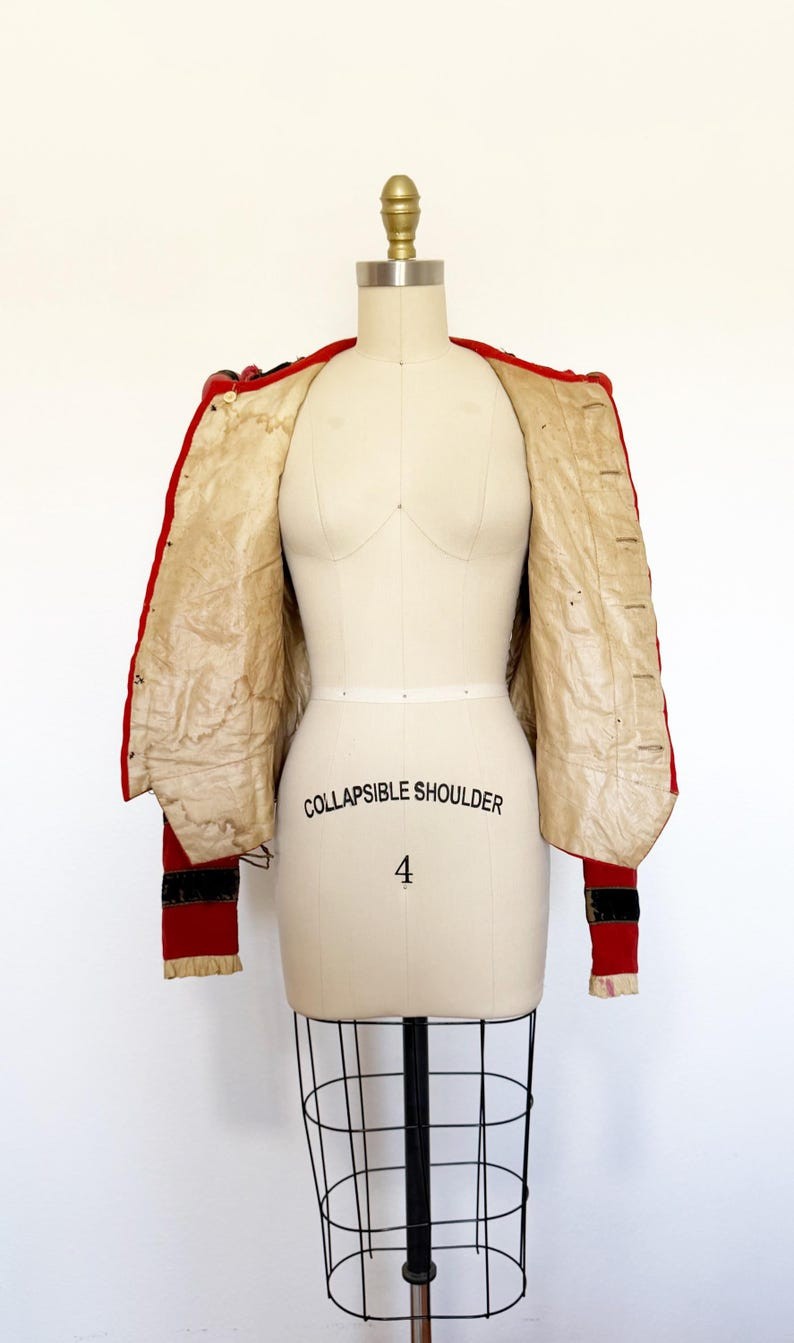 1800s Theatrical Jacket / 1800s Ballet Jacket / Antique Jacket / Size Medium