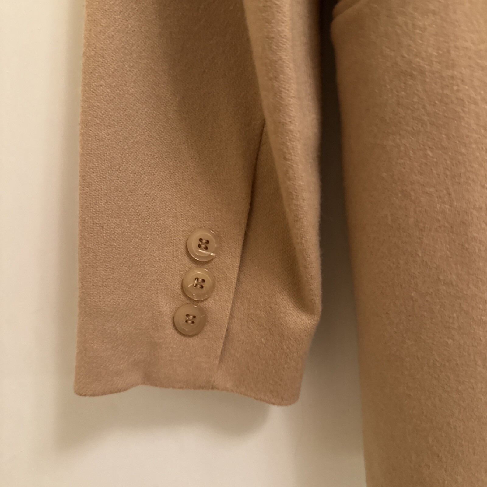 Vintage Preview International Women’s Wool Blazer-Camel Color Xxs Petite 2 4