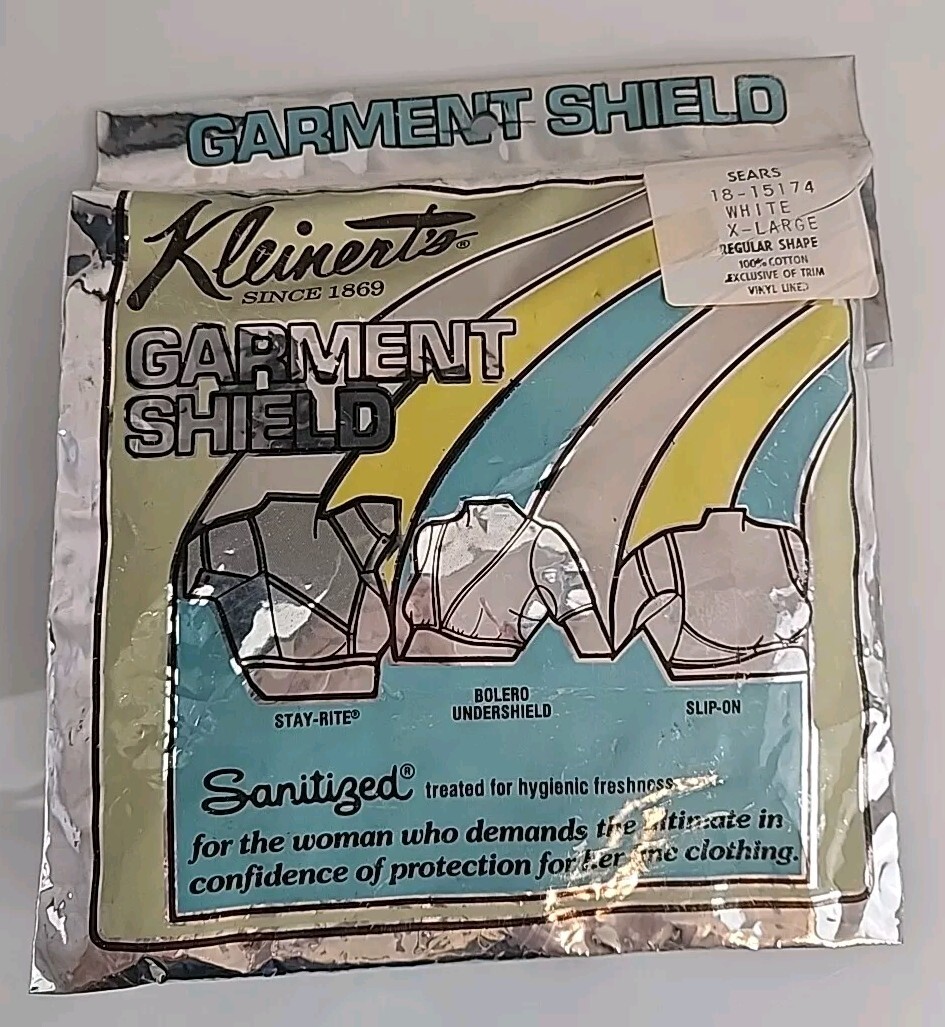 VTG Kleinerts Garment Shield White XL 44 Cotton