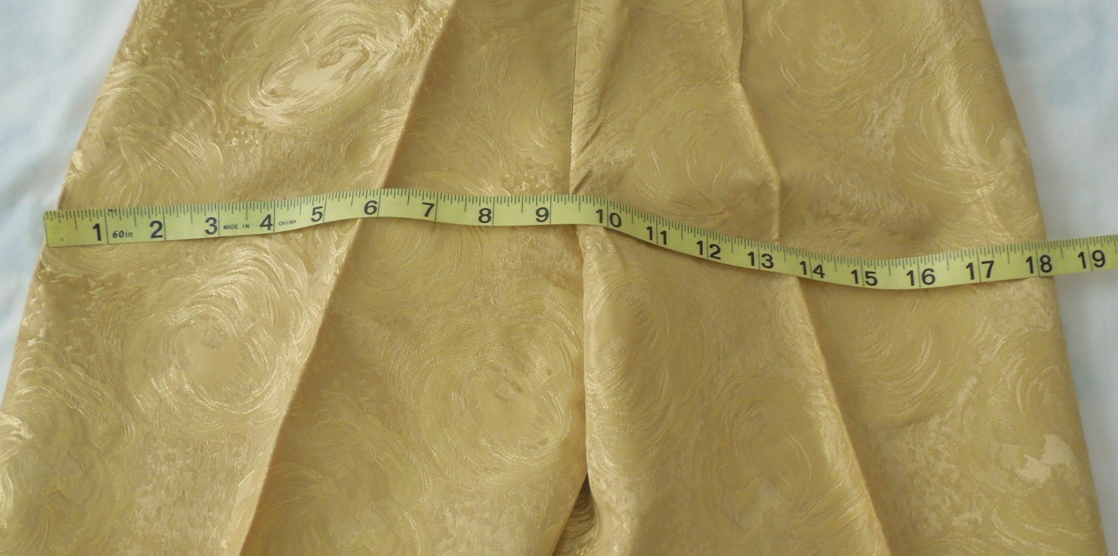 Vtg 60s KUKULUS Originals Gold Rose Jacquard Long Jacket & Pants ~ Sz 10 ~ NWT