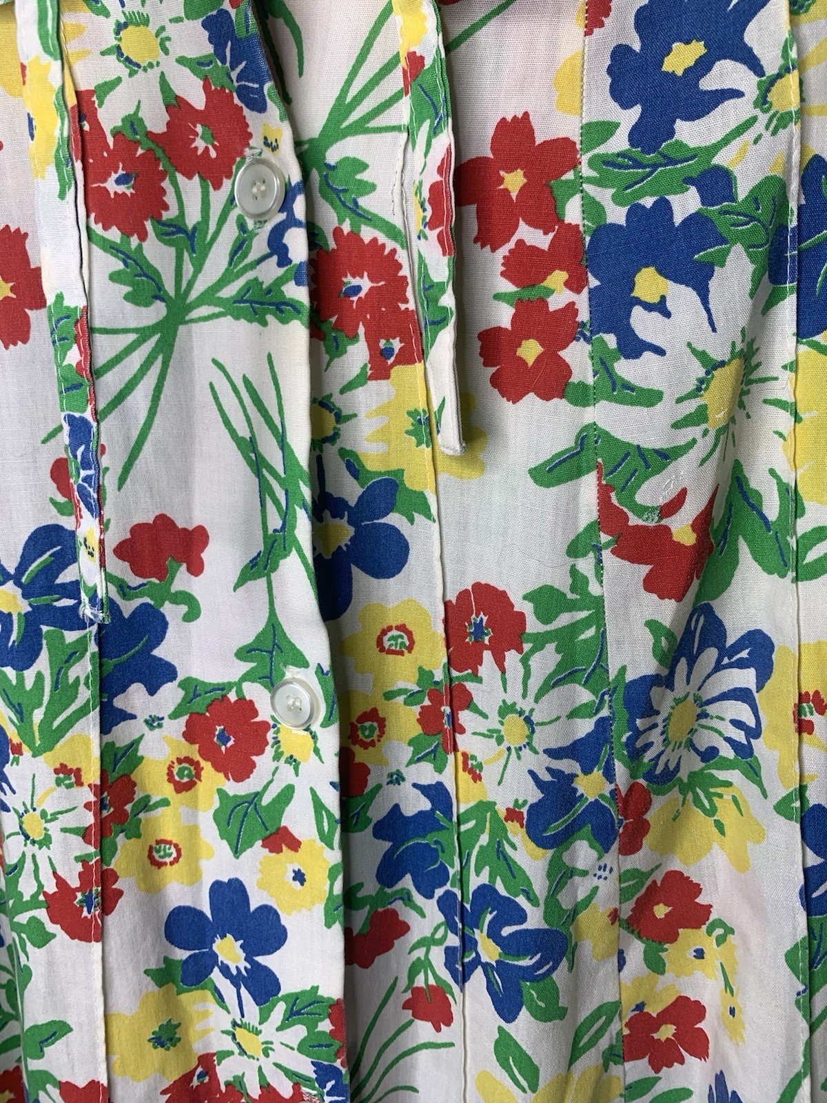 Vintage 70s A Line Floral Flare Belted Skirt Boho Cottagecore Medium 8/10 Rare