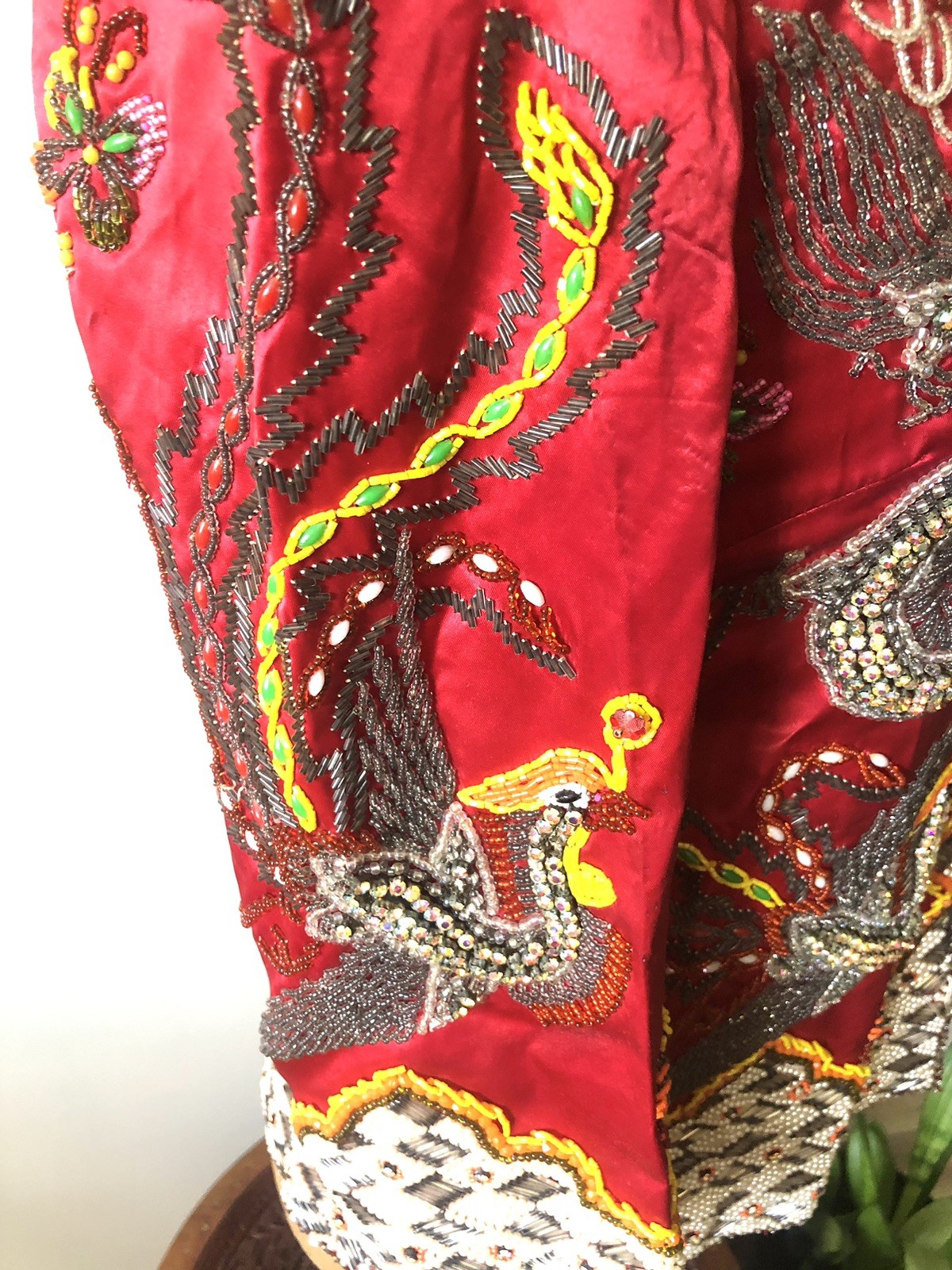 1950’s Heavily Beaded Chinese Dragon & Phoenix Jacket