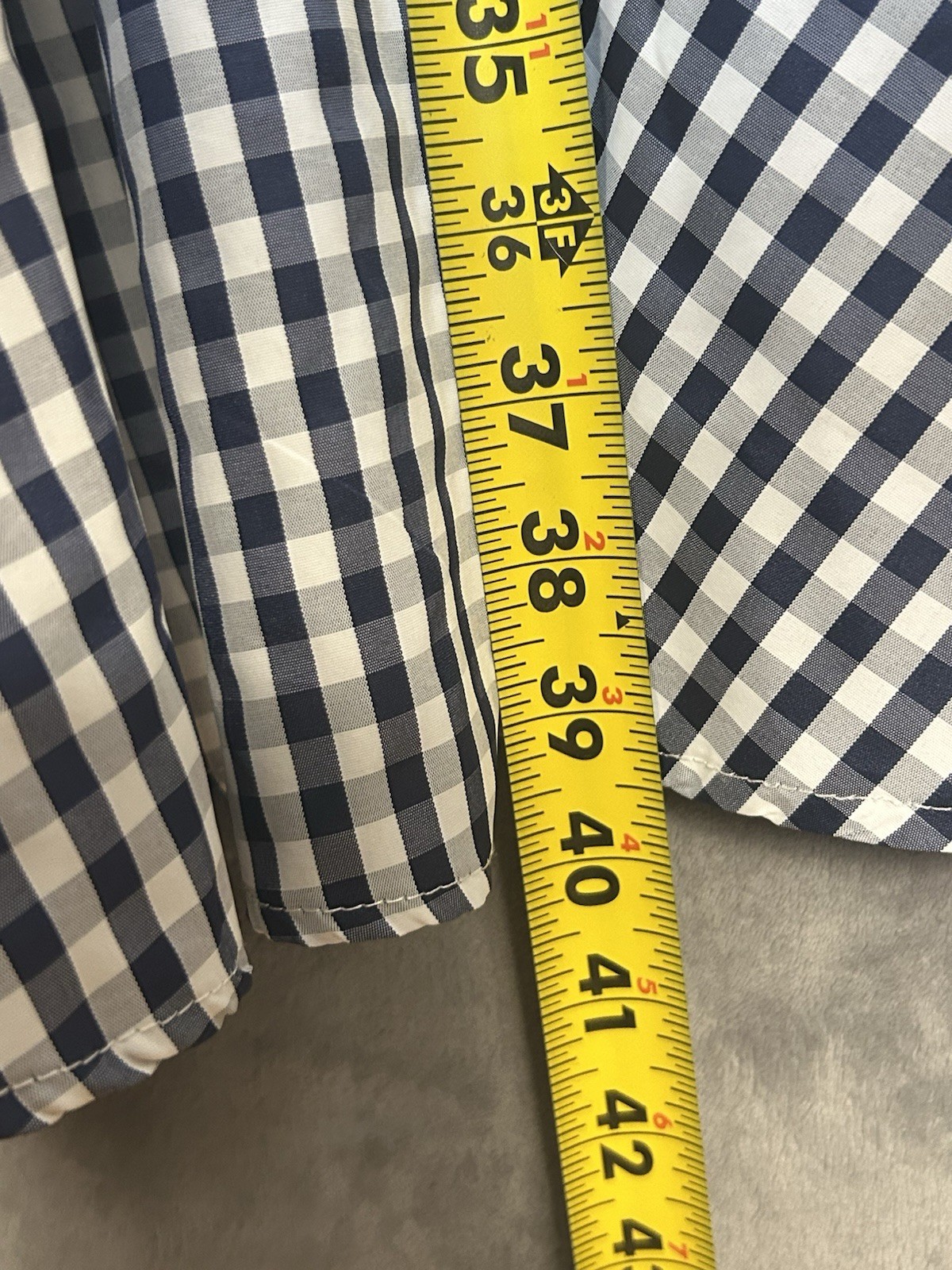Checkerboard Plaid Skirt Womens 2XL Blue White Tartan Picnic Full Maxi