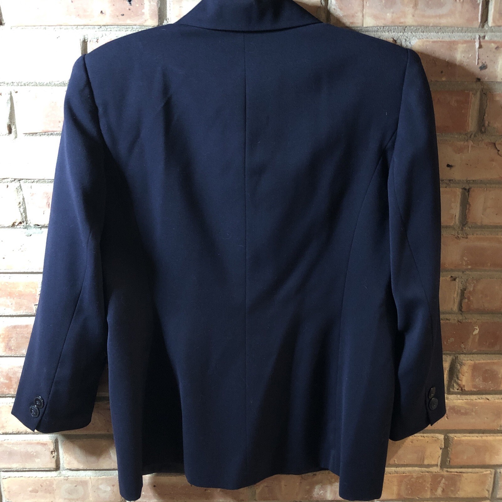 Vintage Blazer Jacqueline Ferrar Blue Women’s Suit Coat US Sz 10 Grannycore Coat
