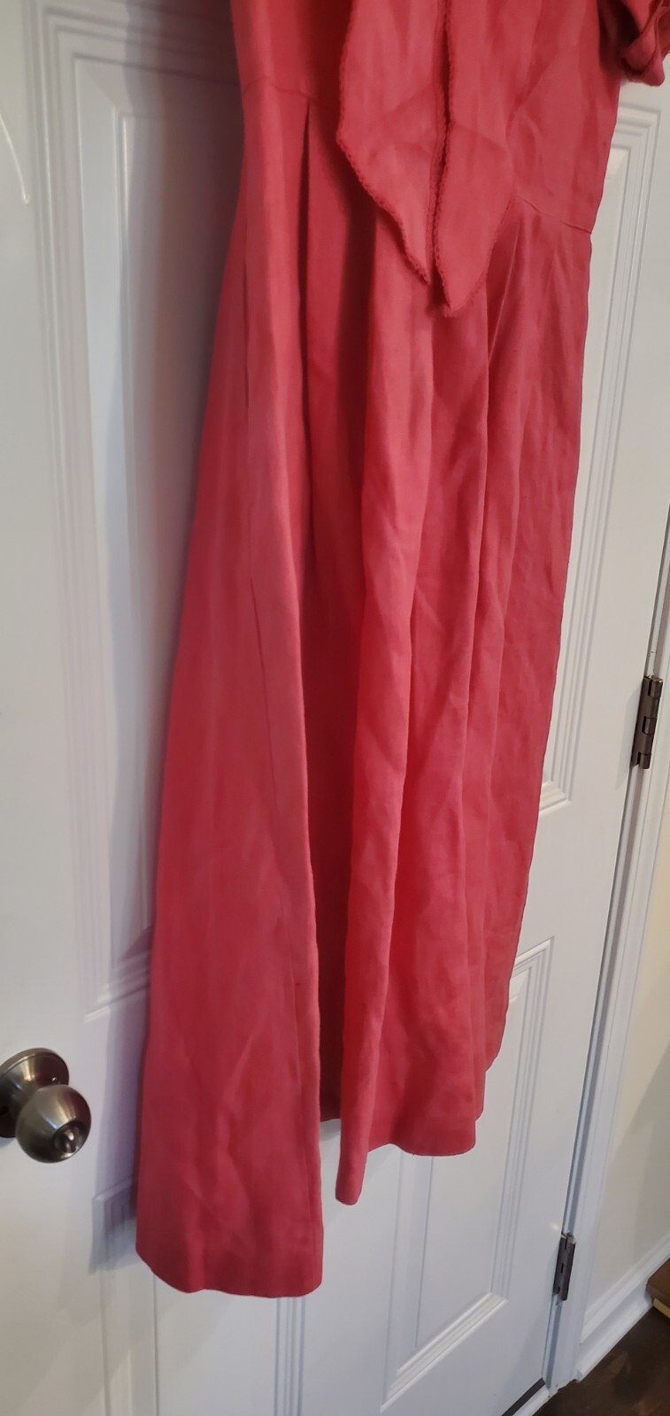Tobael Vintage Prairie Pink Long Dress 10