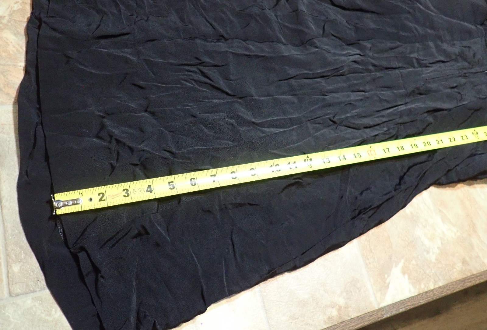 Rare Vintage 1950s 60s MCM Black Crepe Wiggle Cocktail Dress – Velvet Trim XS