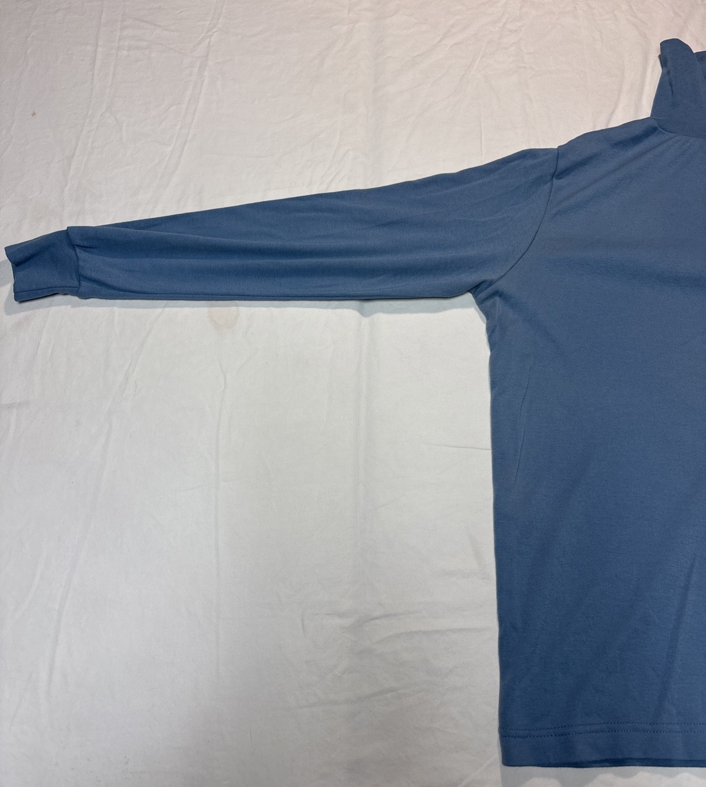 Vintage Corner Stone Turtleneck S Lot of 2 Blue Beige Cotton Polyester