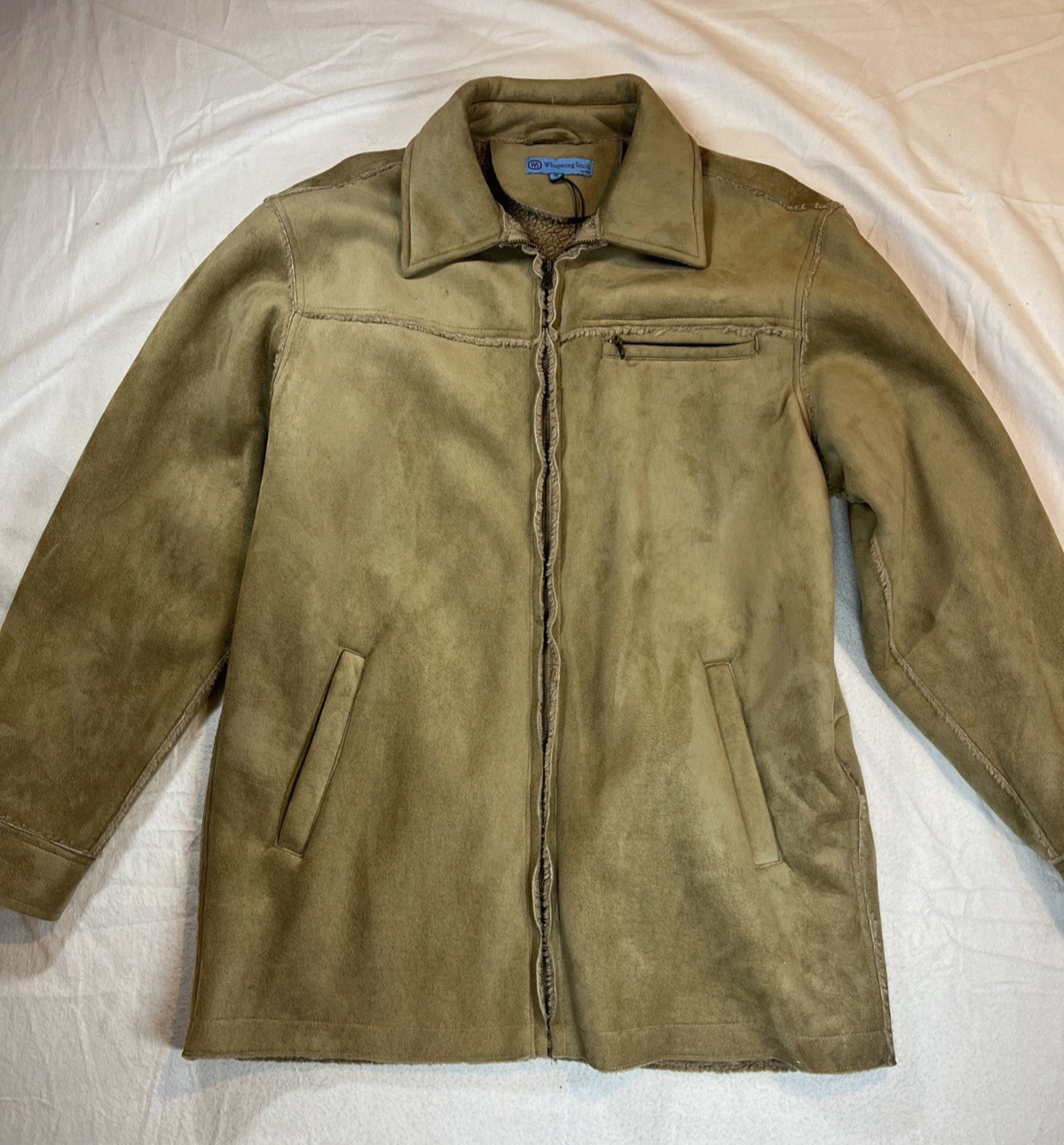 NWOT Vintage Whispering Smith Medium Faux Sherpa Western Country