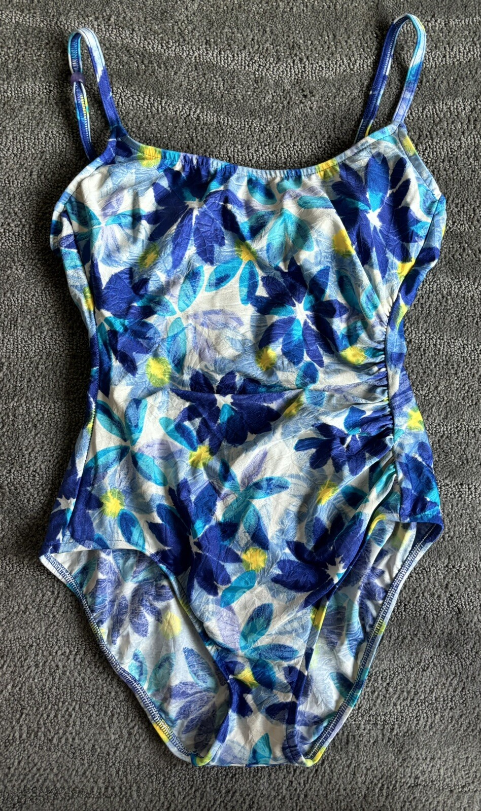 COLE OF CALIFORNIA FLORAL ONE PIECE BATHING SUIT ~ Size 10