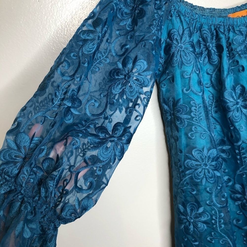 RARE Voom by Joy Han Jade Green OTS Mini Dress