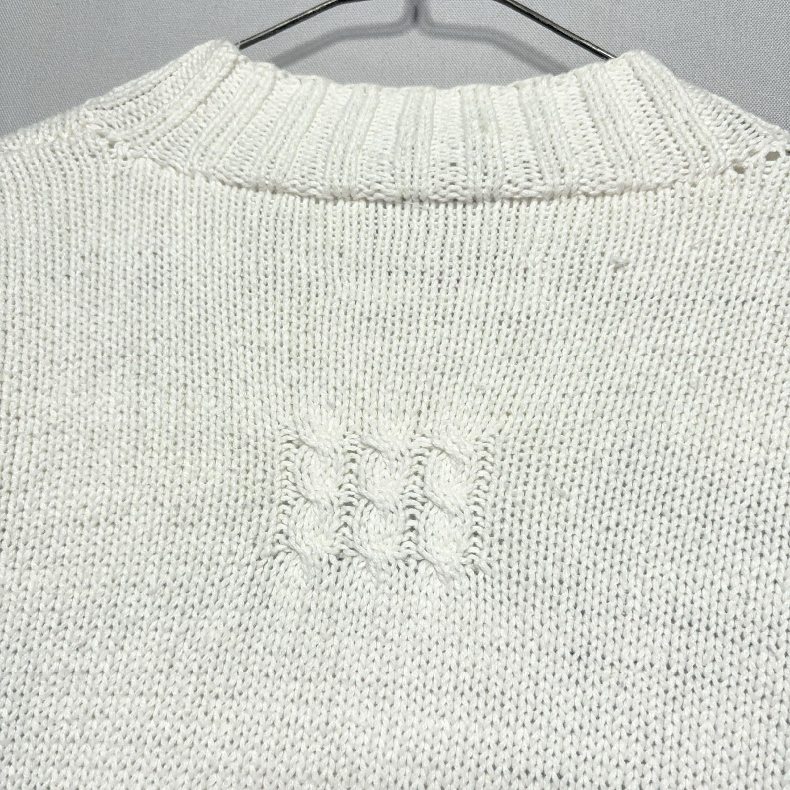 VTG Marisa Christina II Chunky Knit Sweater – 1995 XMAS Collection Ice Skating