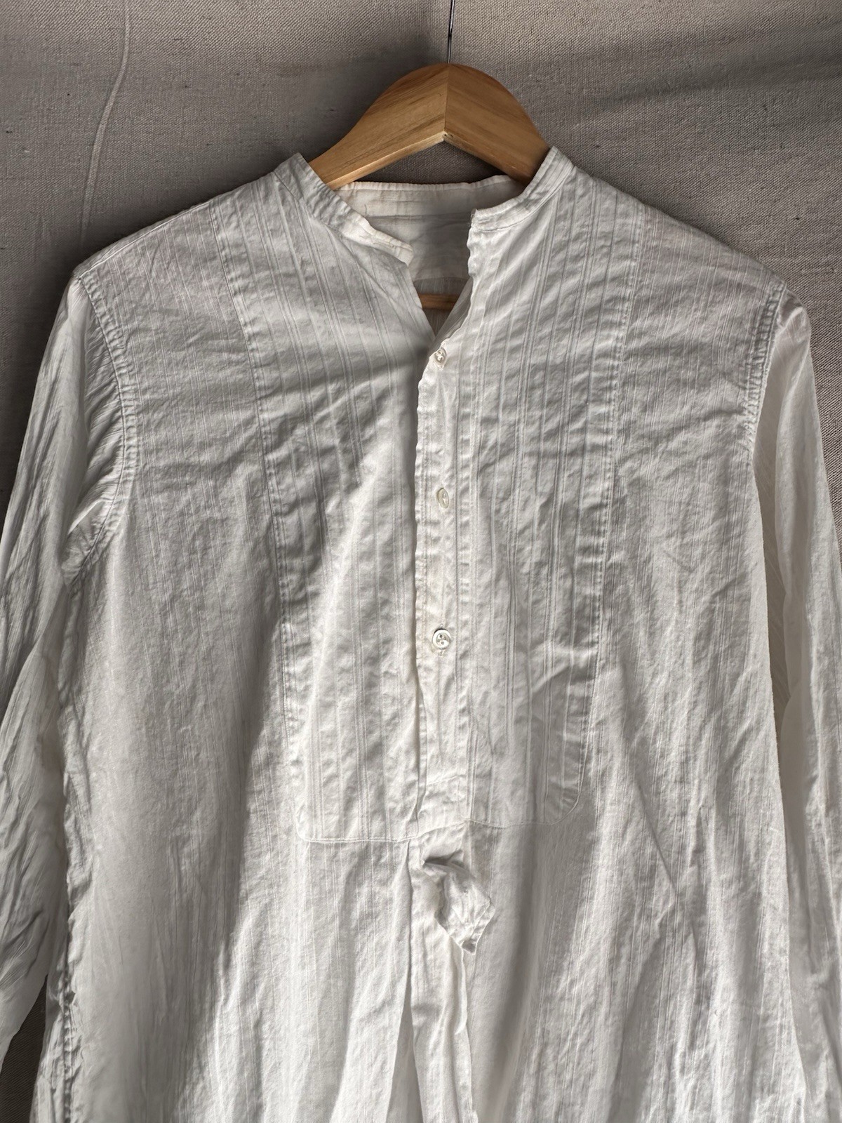 Resale Lot French Antique Dress Blouse Chemise 1900s White Cotton Womens S M L