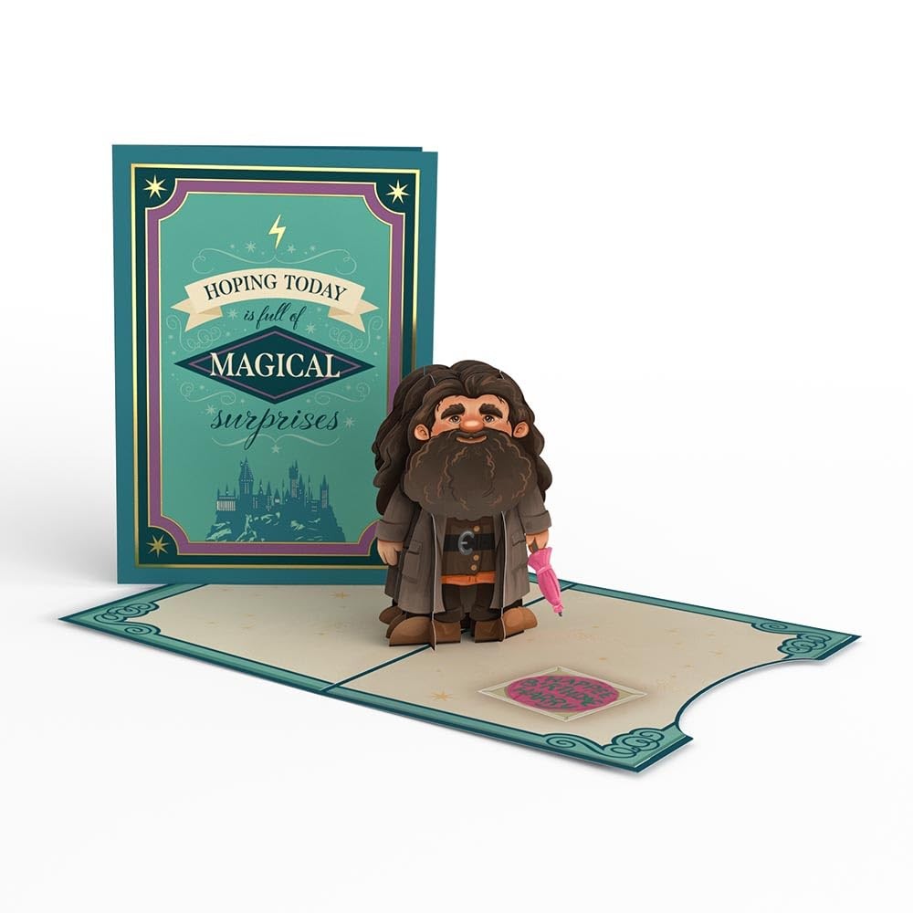 Lovepop Happy Birthday Pop-Up Card for Her and Him- 3D Harry Potter Birthday Gre