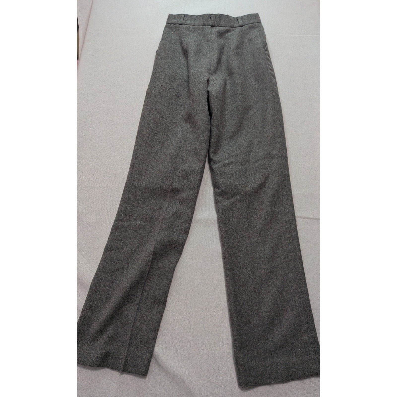 J.G. Hook Trousers Women 10 Preteen Gray Excellent Vintage Wool Blend Lined Pant