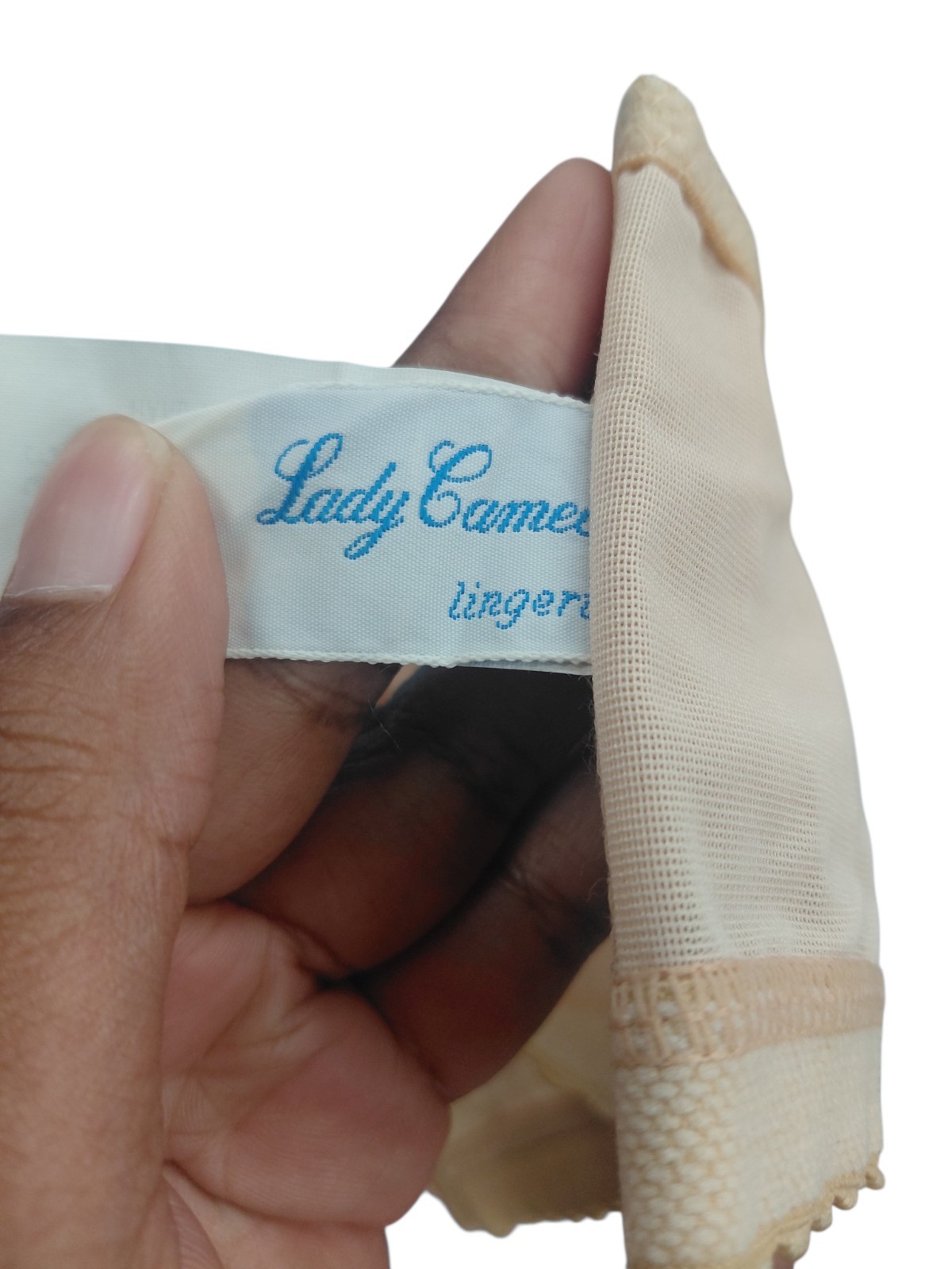 Vintage Lady Cameo Lingerie Bra Size 36E