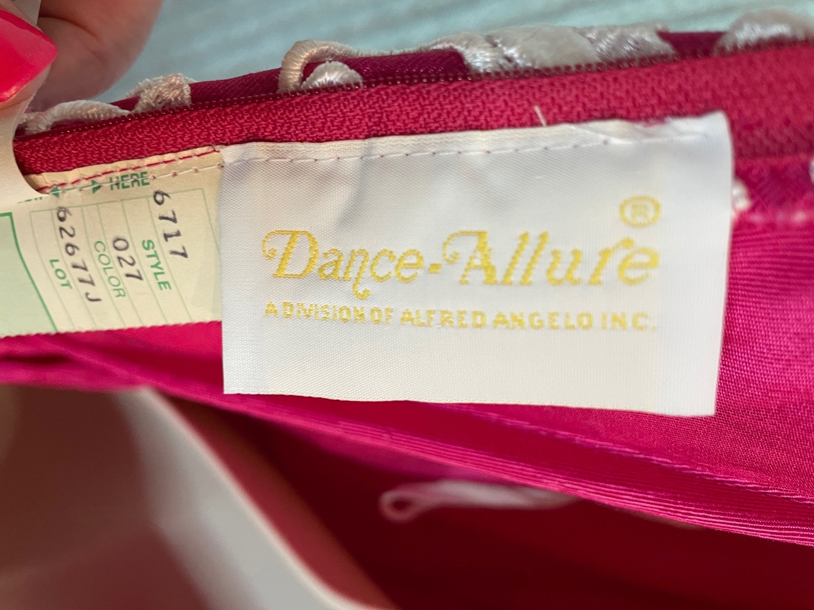 Dance Allure Vintage 1980s Made in the USA Pink Party Formal Prom Dress Sz 10