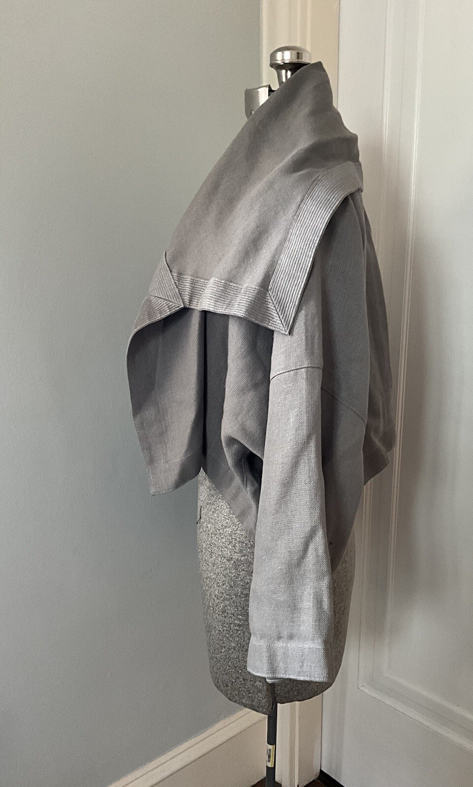 Vintage 1980’s Issey Miyake Grey Linen Jacket