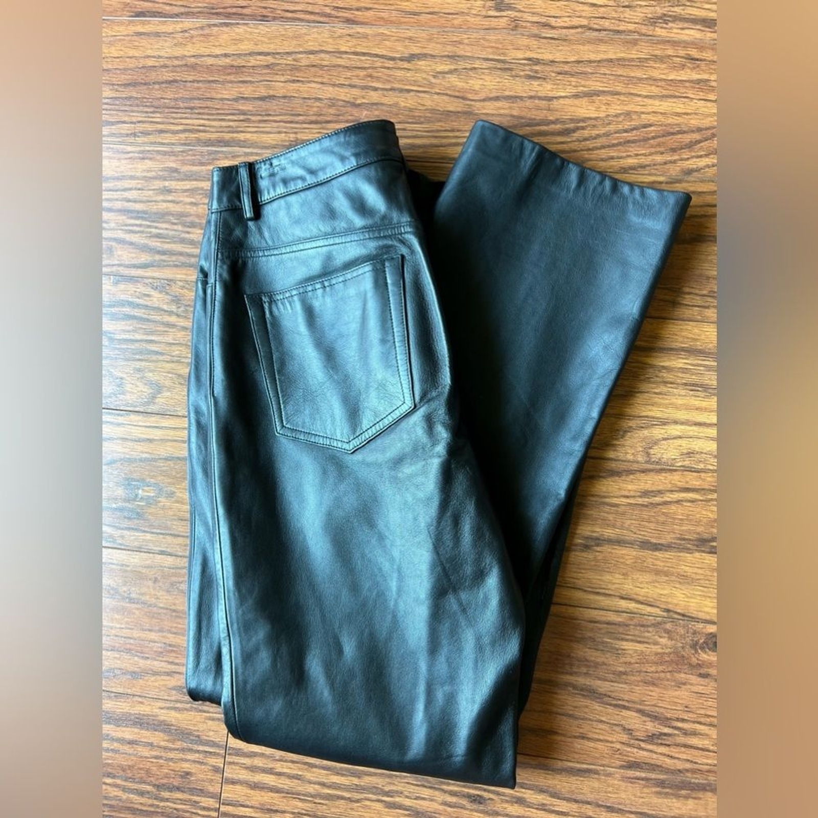 Vintage 90’s VAKKO Sport Genuine Leather Black Pants Size 6