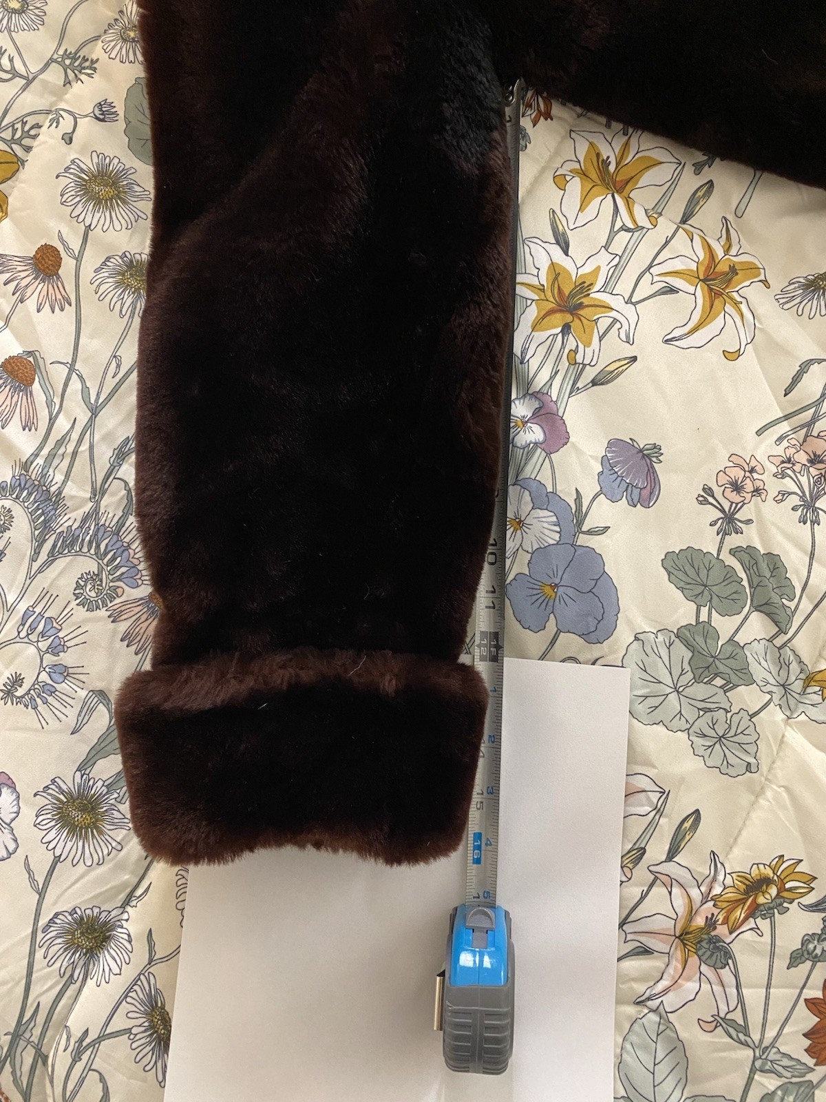 Vintage Nelson Royal Star Mouton Lamb Fur Stroller Mahogany Brown FLA Fox Mink