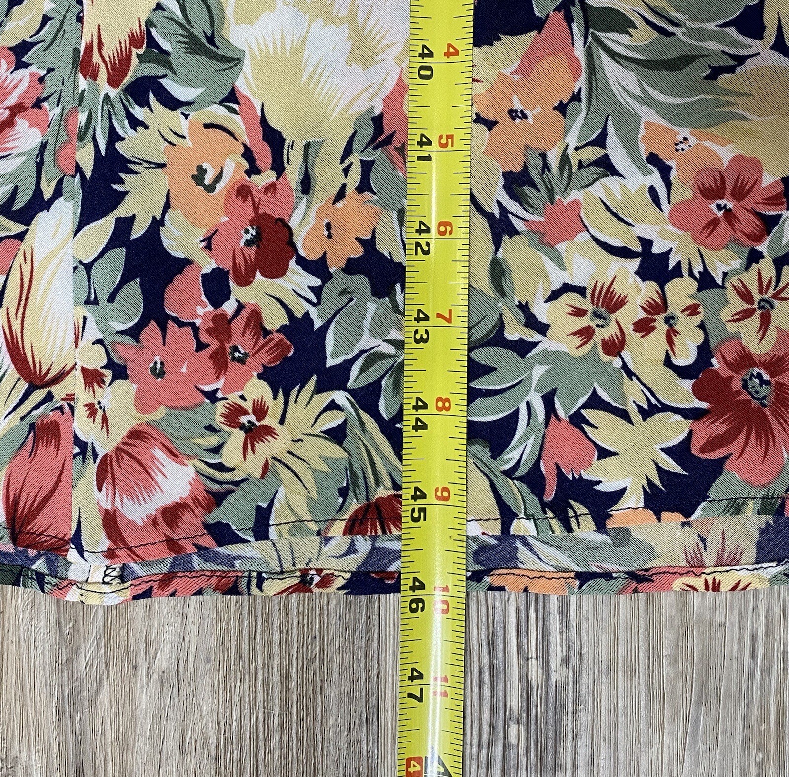 1980s Carol Anderson A-Line Shirt Dress Belted Floral Spring Casual Rayon 5/6