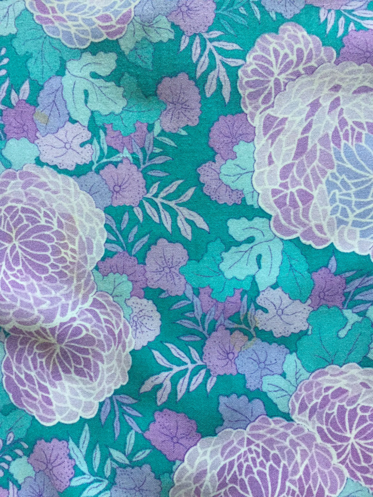 BELLE FRANCE Vintage Dress Floral Print Rayon Drop-Waist Size 10